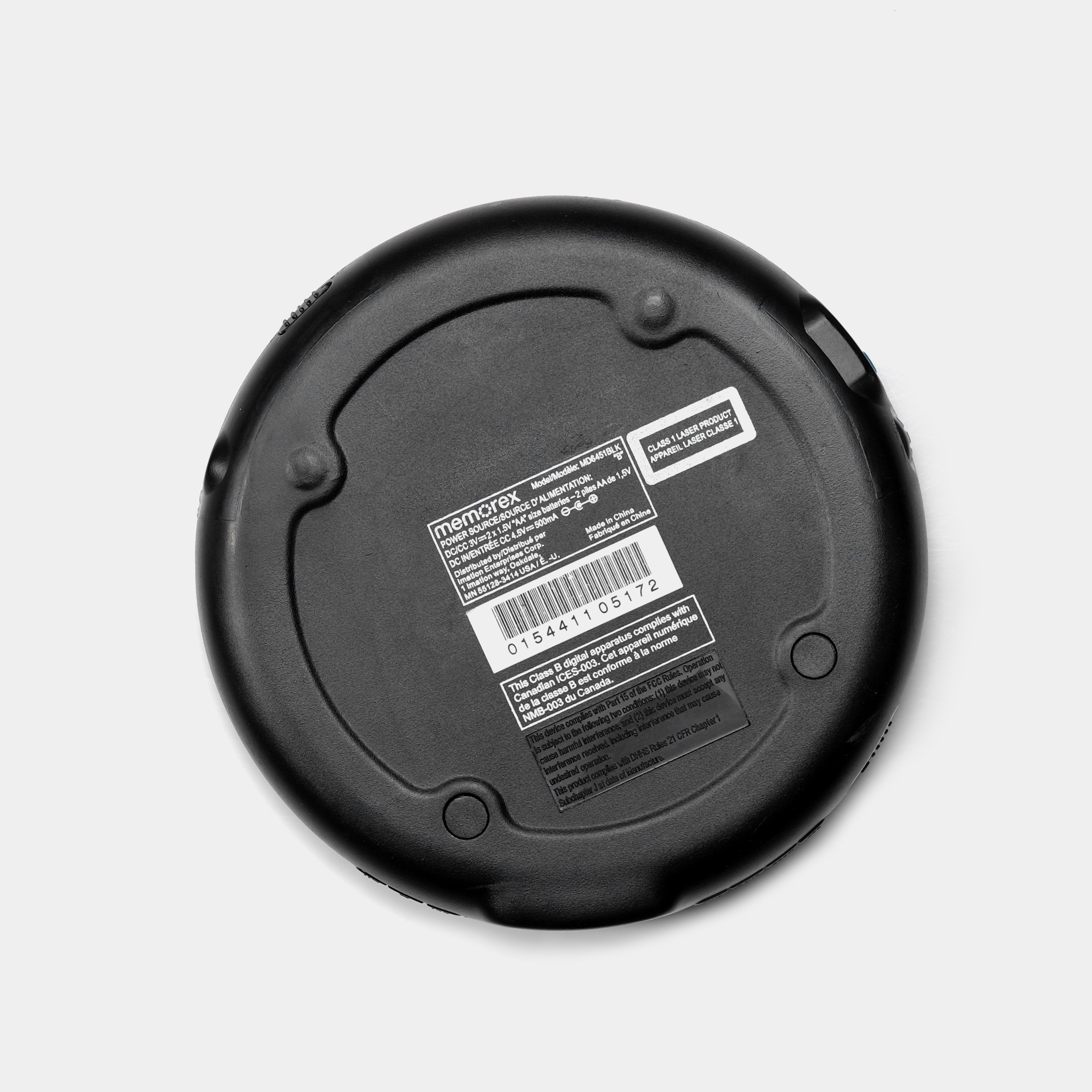 Memorex MD6451-BLK Portable CD Player