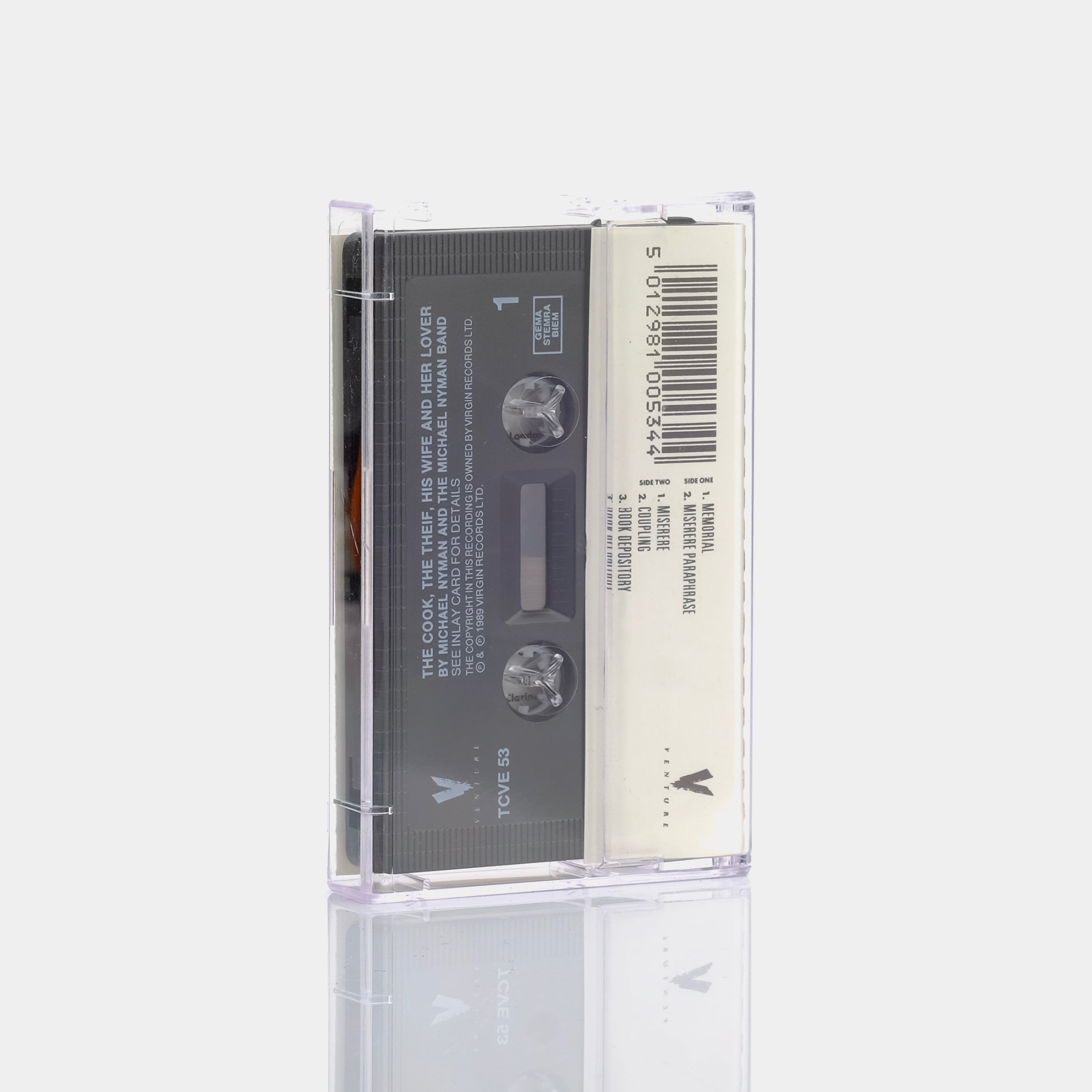 Michael Nyman - The Cook, The Thief, His Wife and Her Lover Cassette Tape