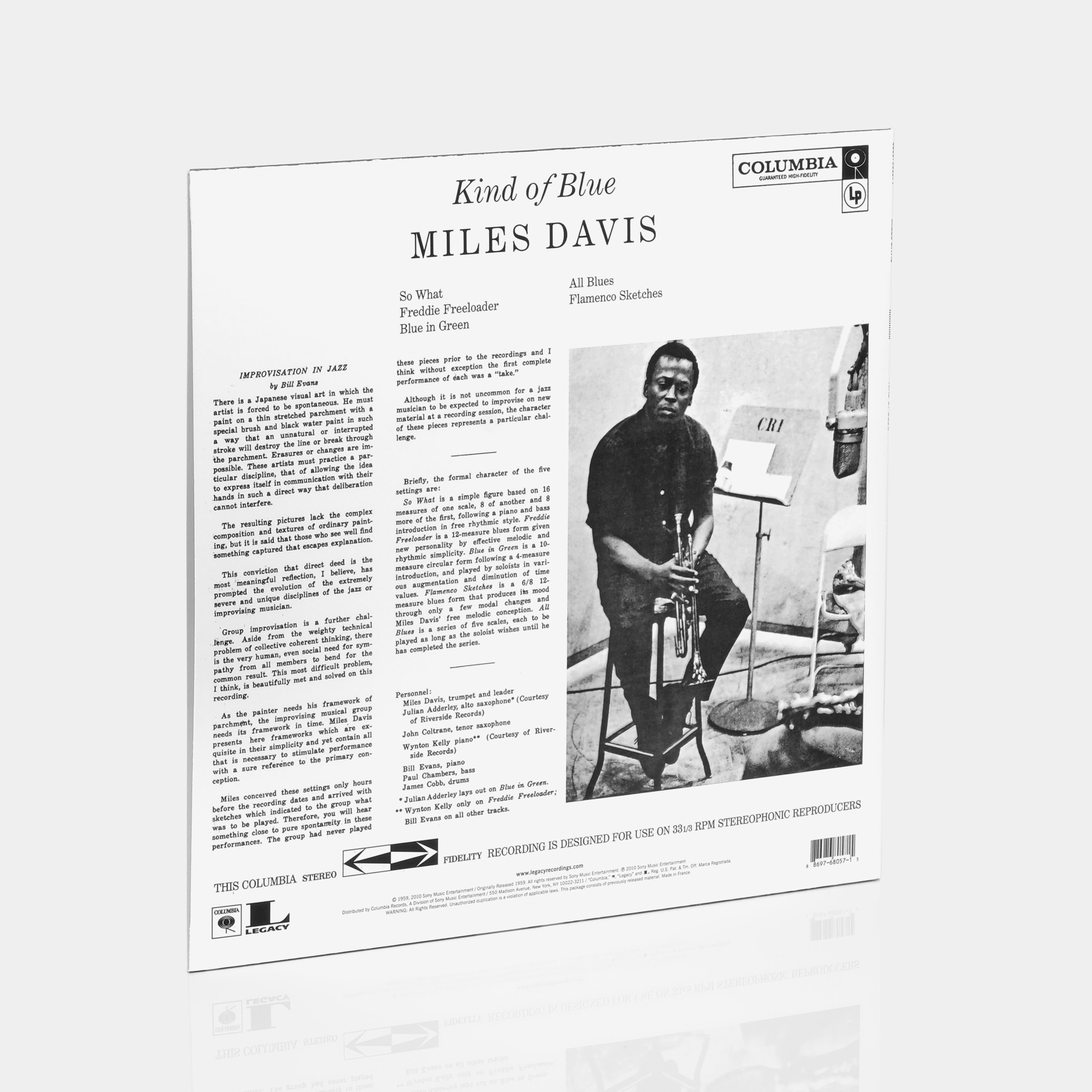 Miles Davis - Kind of Blue LP Vinyl Record