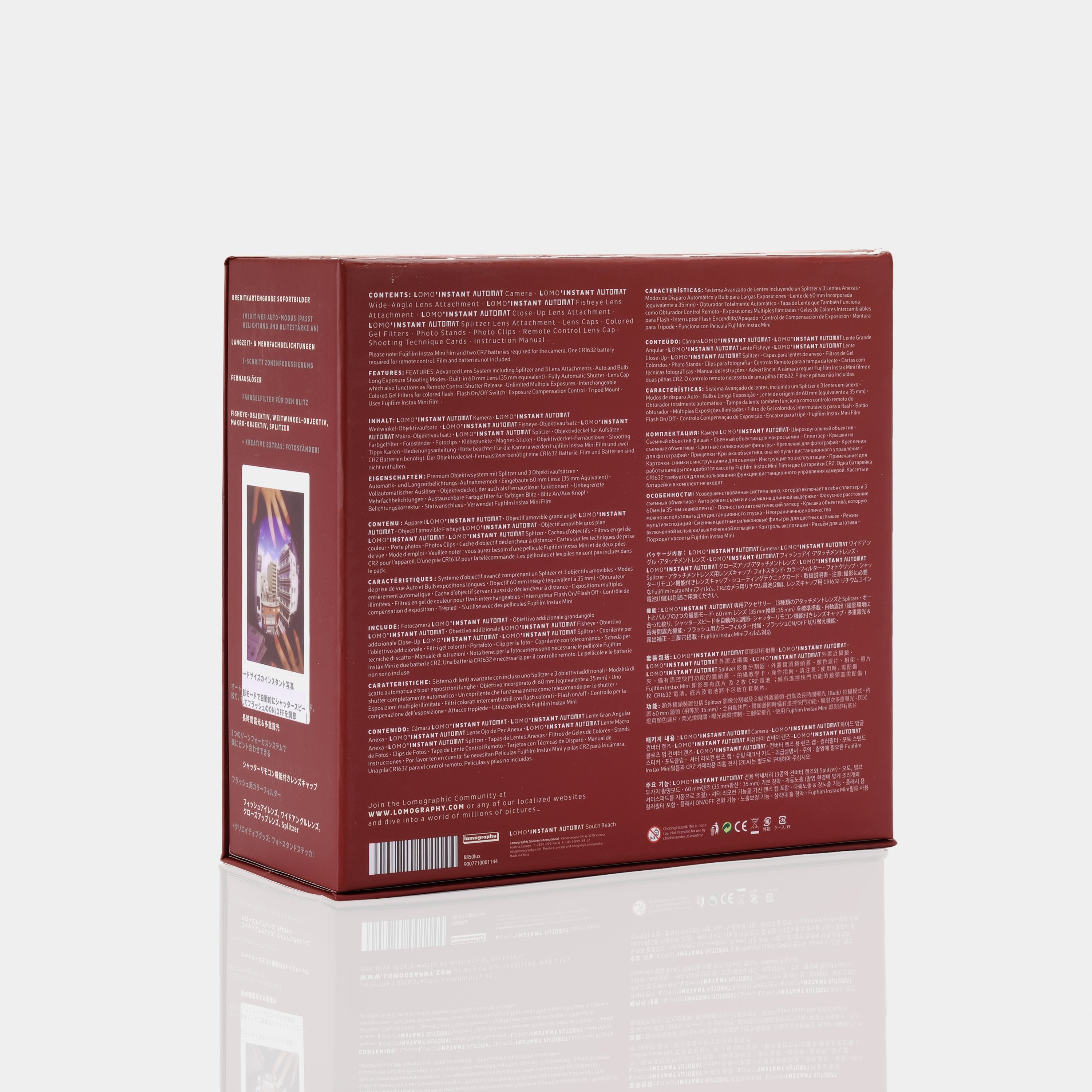 Lomography Lomo'Instant Automat (South Beach Edition) and Lenses Instax Mini Instant Film Camera