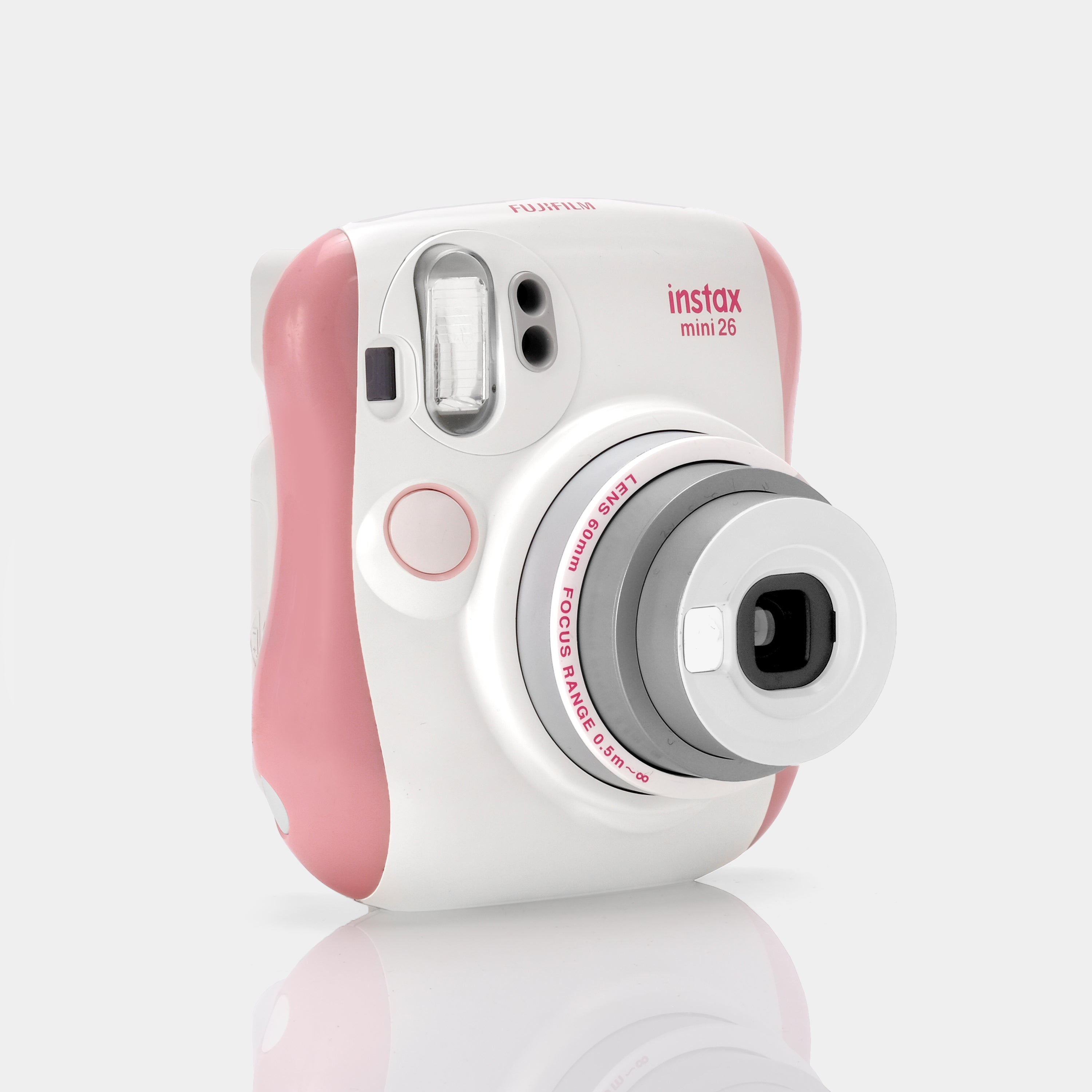 Fujifilm Instax Mini 26 White & Pink Instant Film Camera - Refurbished