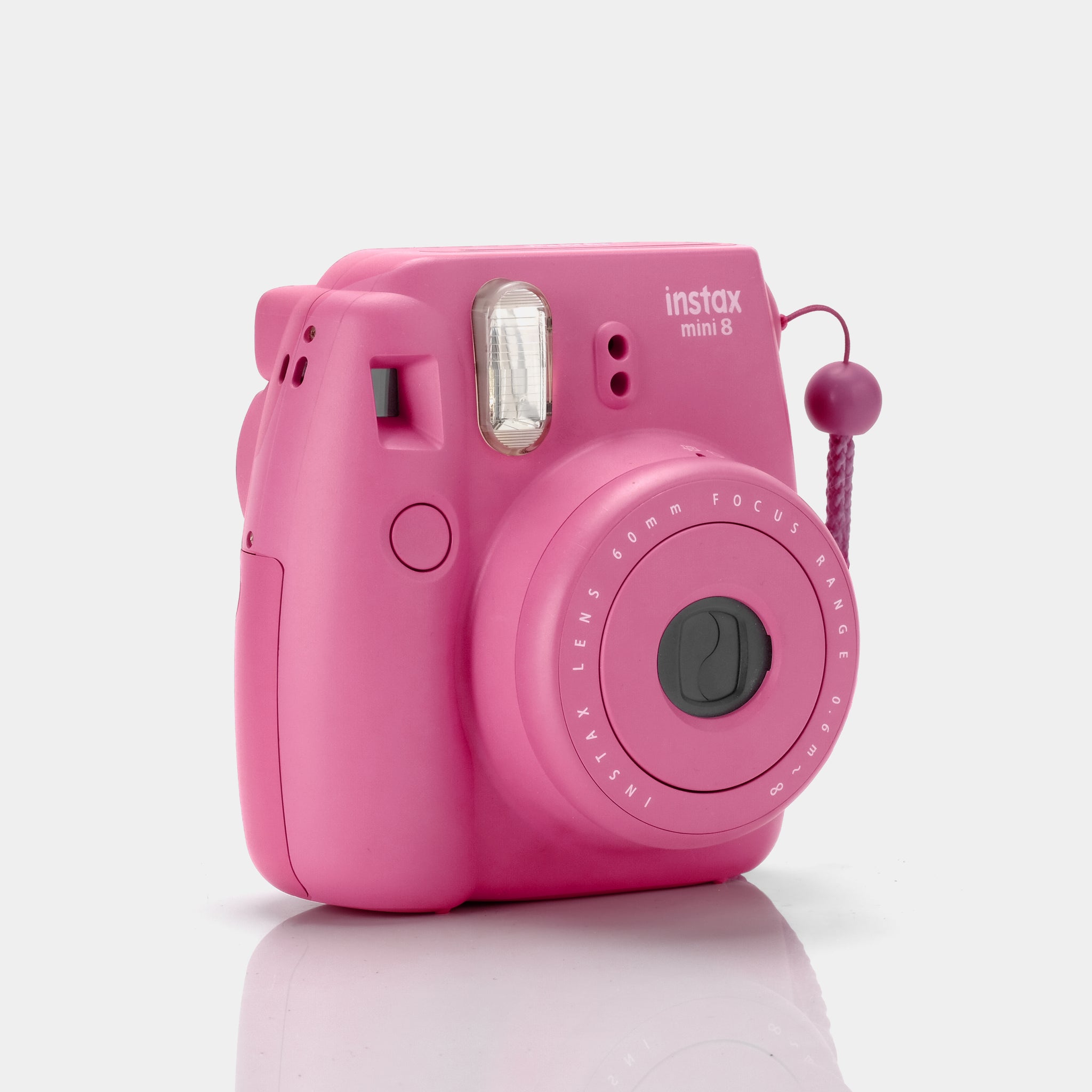 Fujifilm Instax Mini 8 Pink Instant Film Camera With Grey Bag - Refurb