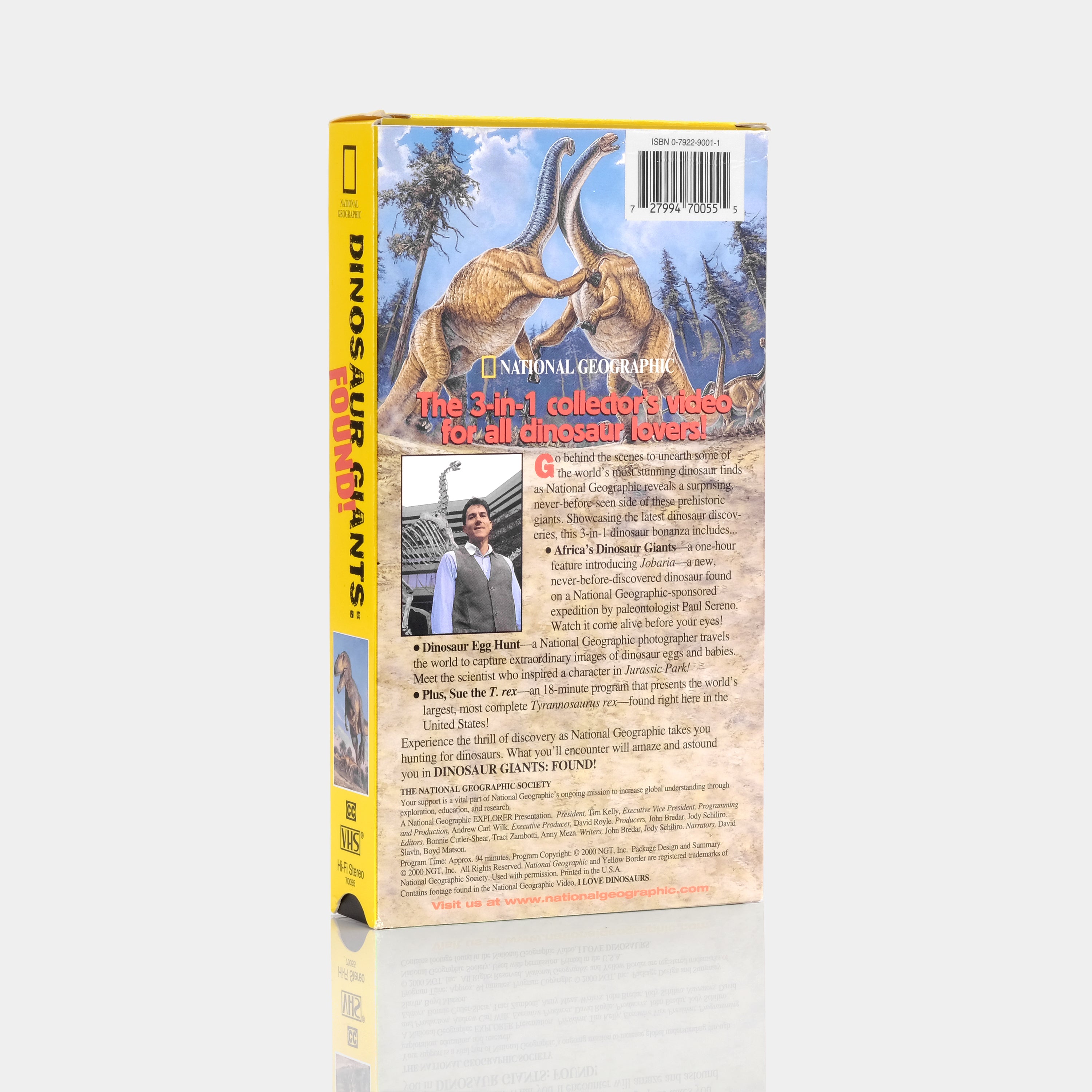 National Geographic-Dinosaur Giants: Found! VHS Tape
