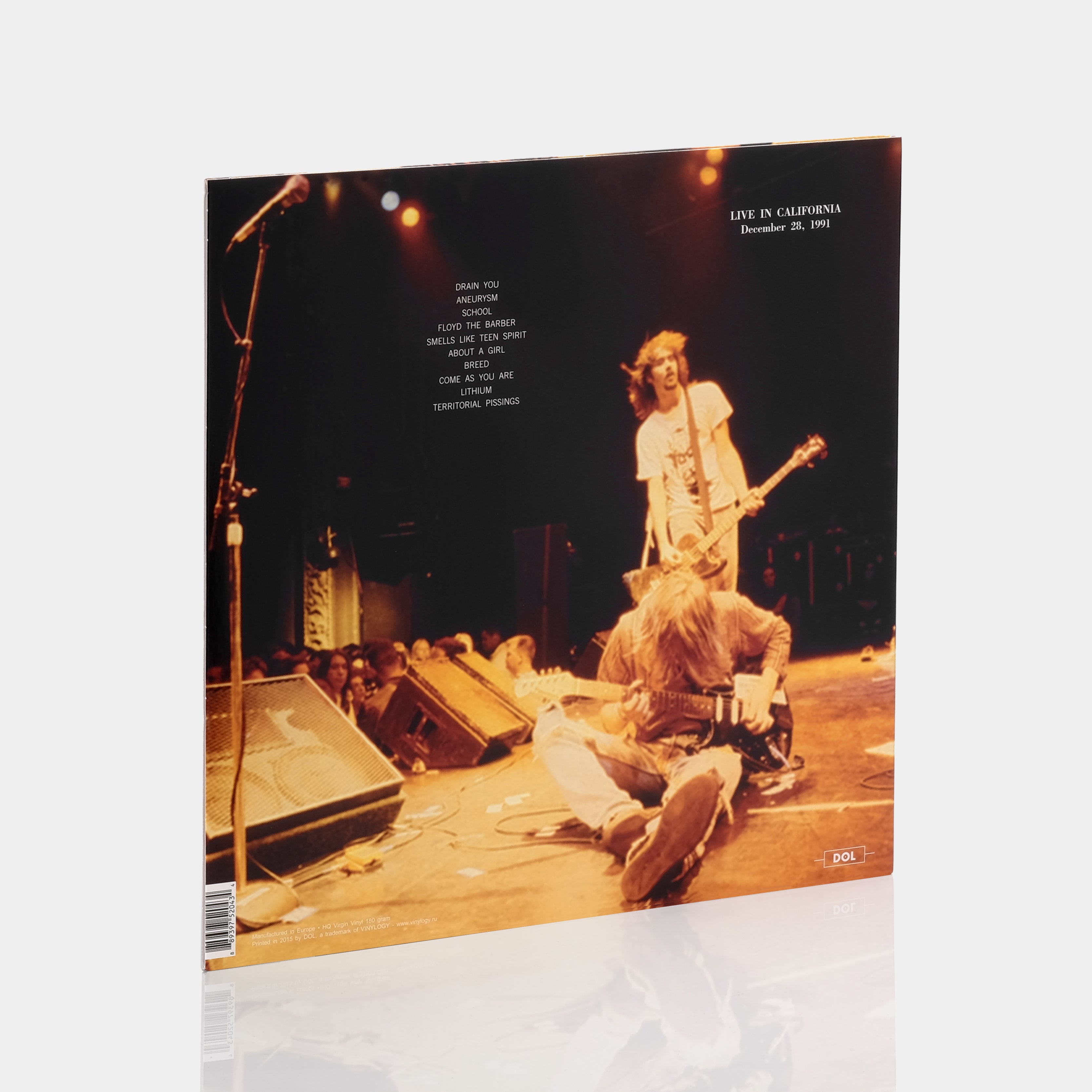 Nirvana - California Live 1991 LP Yellow Vinyl Record