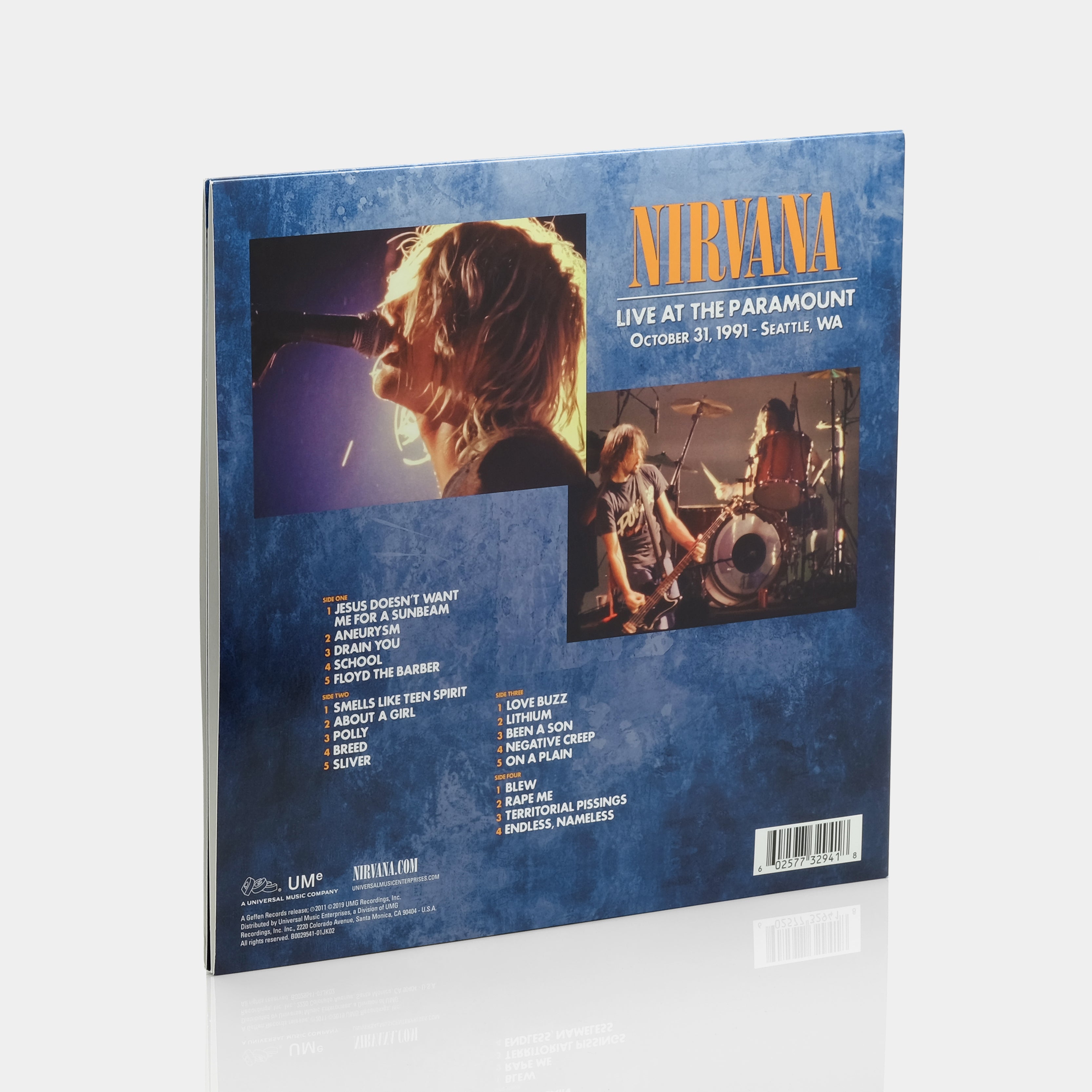 Nirvana - Live At The Paramount 2xLP Vinyl Record