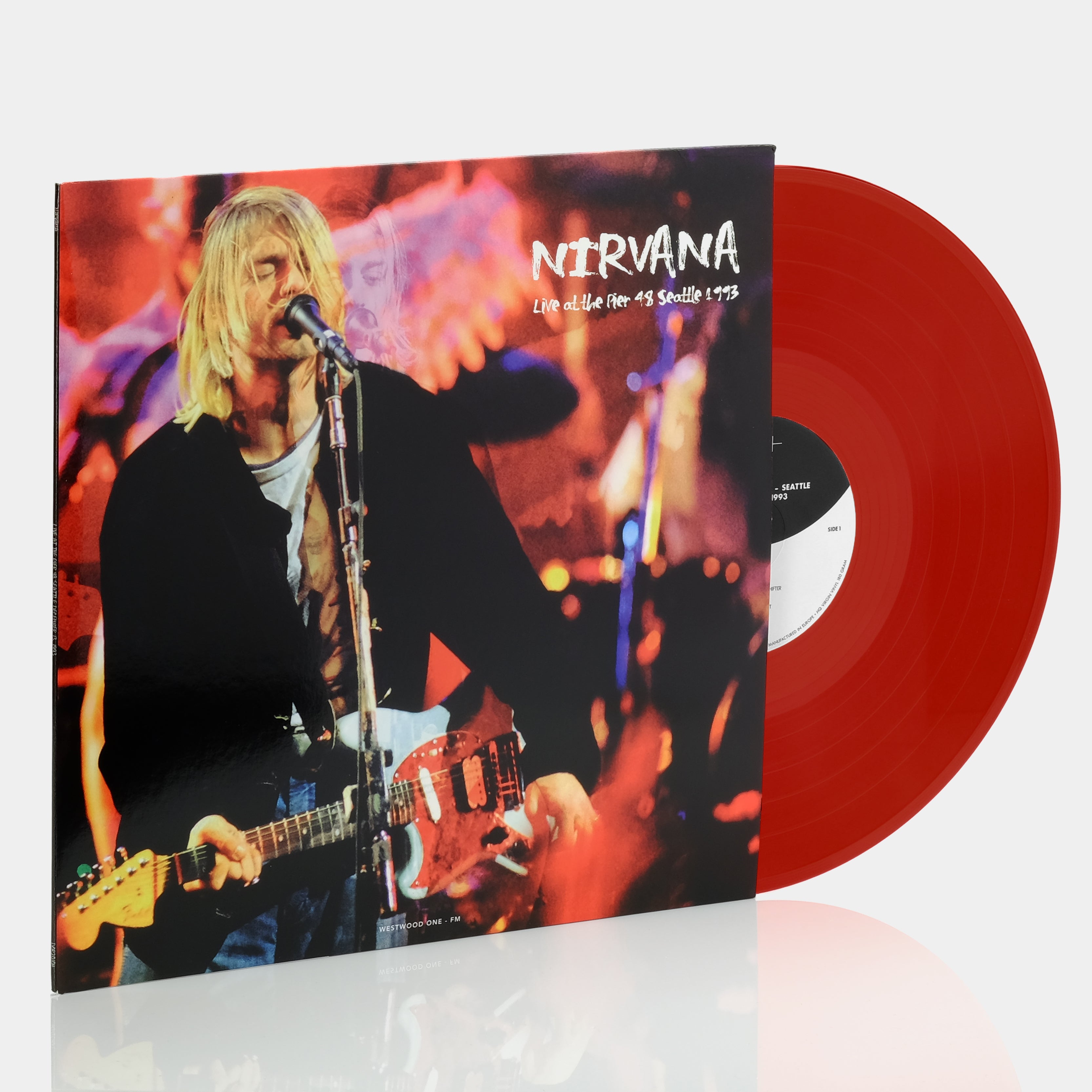 Nirvana - Live At The Pier 48 Seattle 1993 (Import) LP Red Vinyl Record