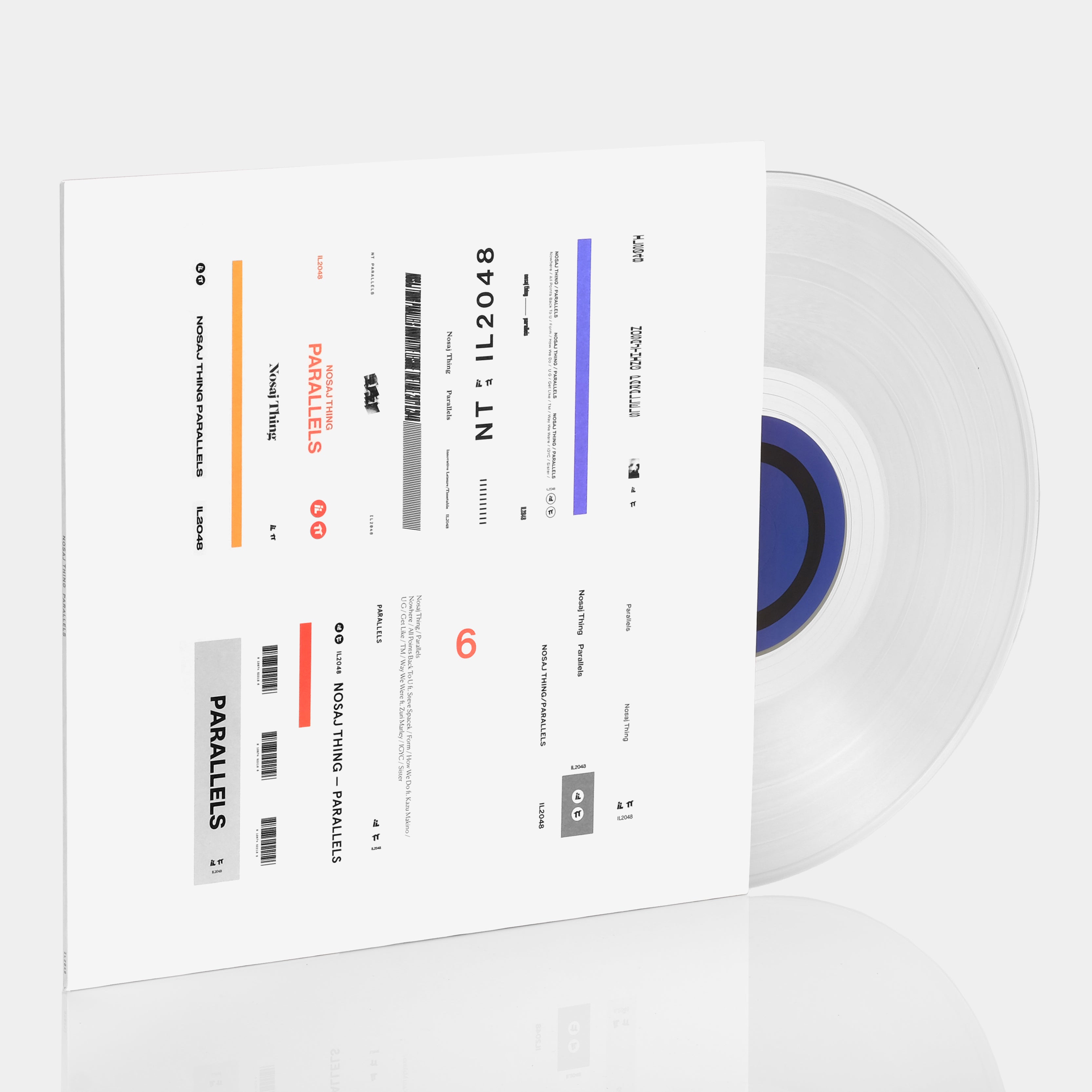 Nosaj Thing - Parallels LP Clear Vinyl Record