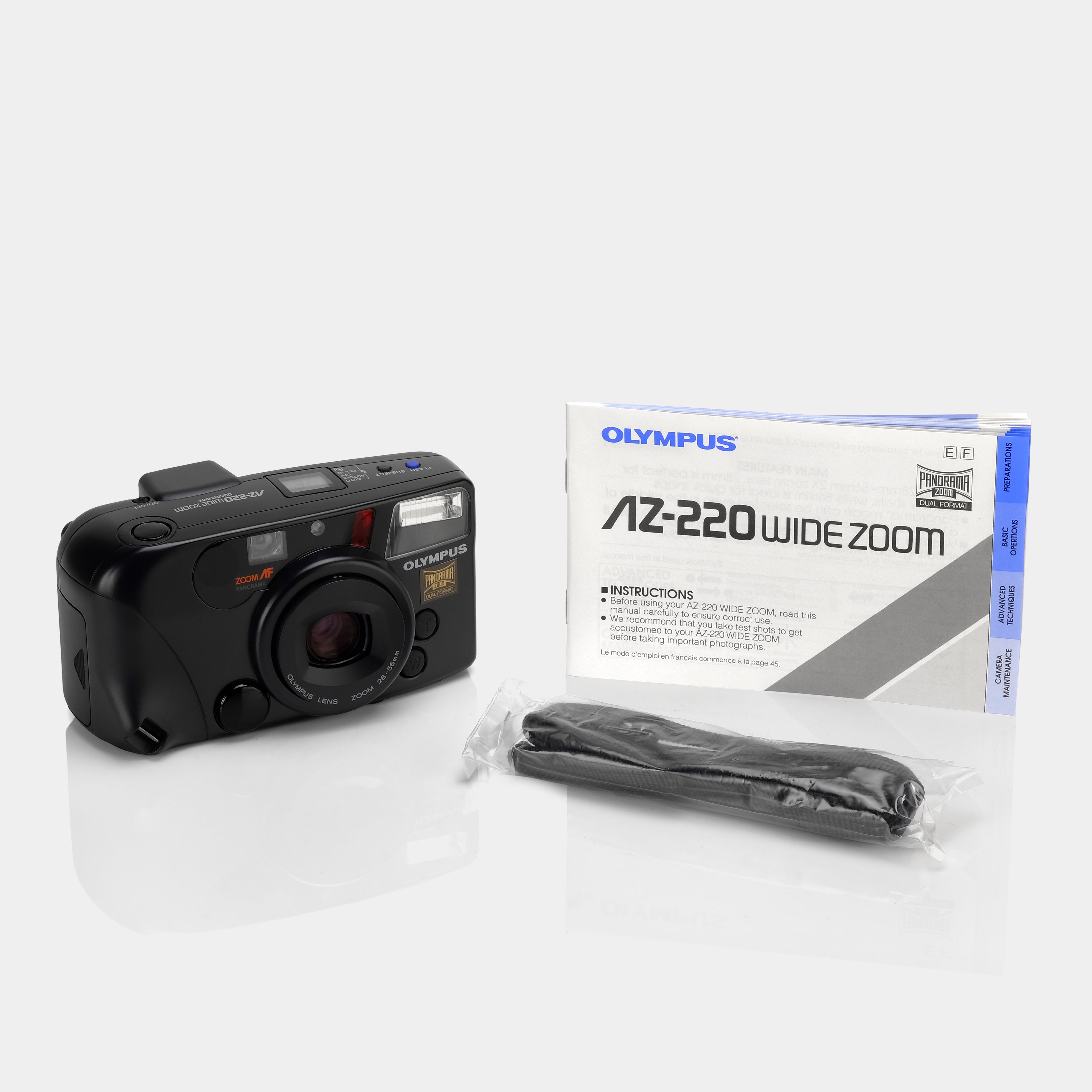 Olympus AZ-220 Superzoom 35mm Point And Shoot Film Camera (New Old Stock)