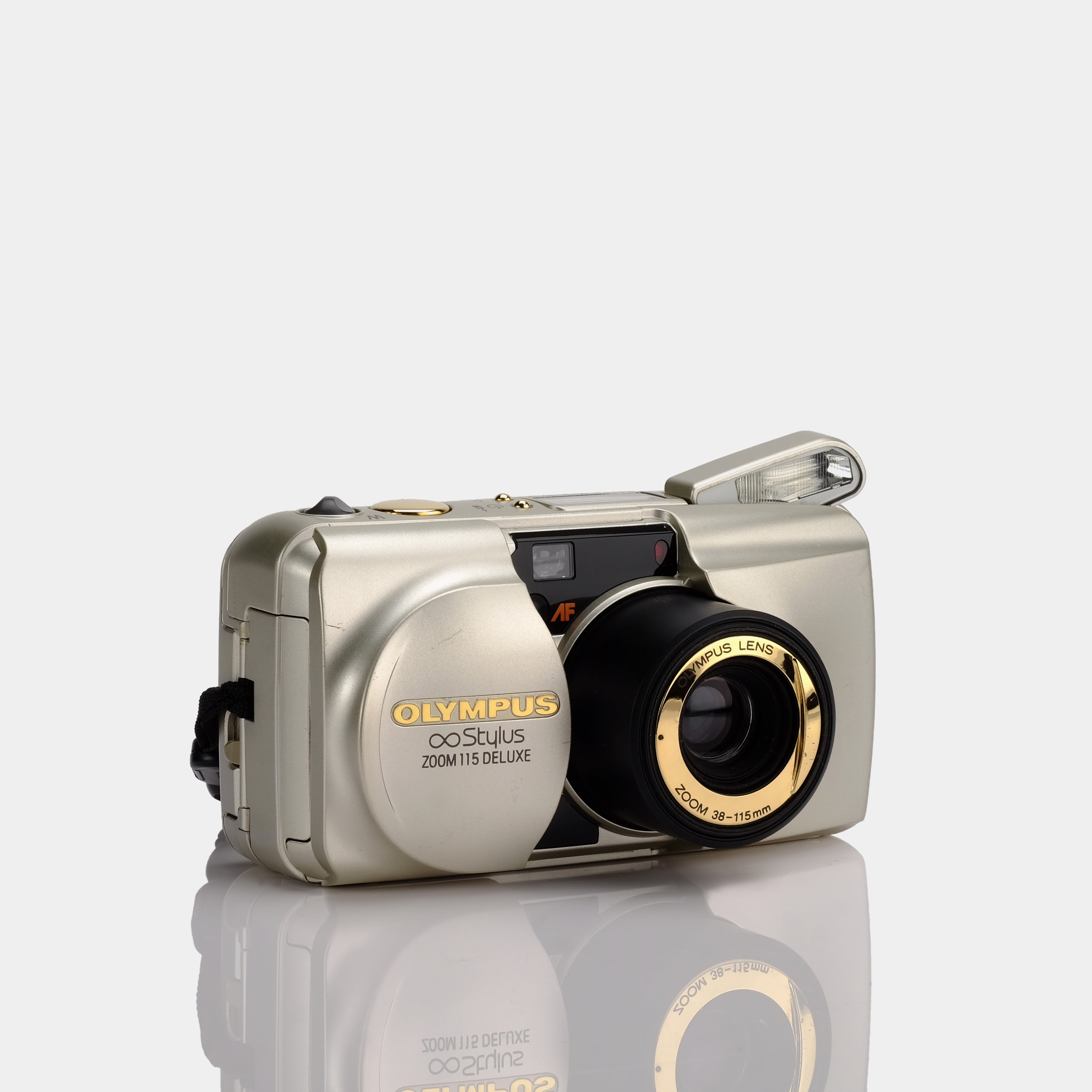 Olympus ∞ Infinity Stylus Zoom 115 Deluxe 35mm Point and Shoot Film Camera