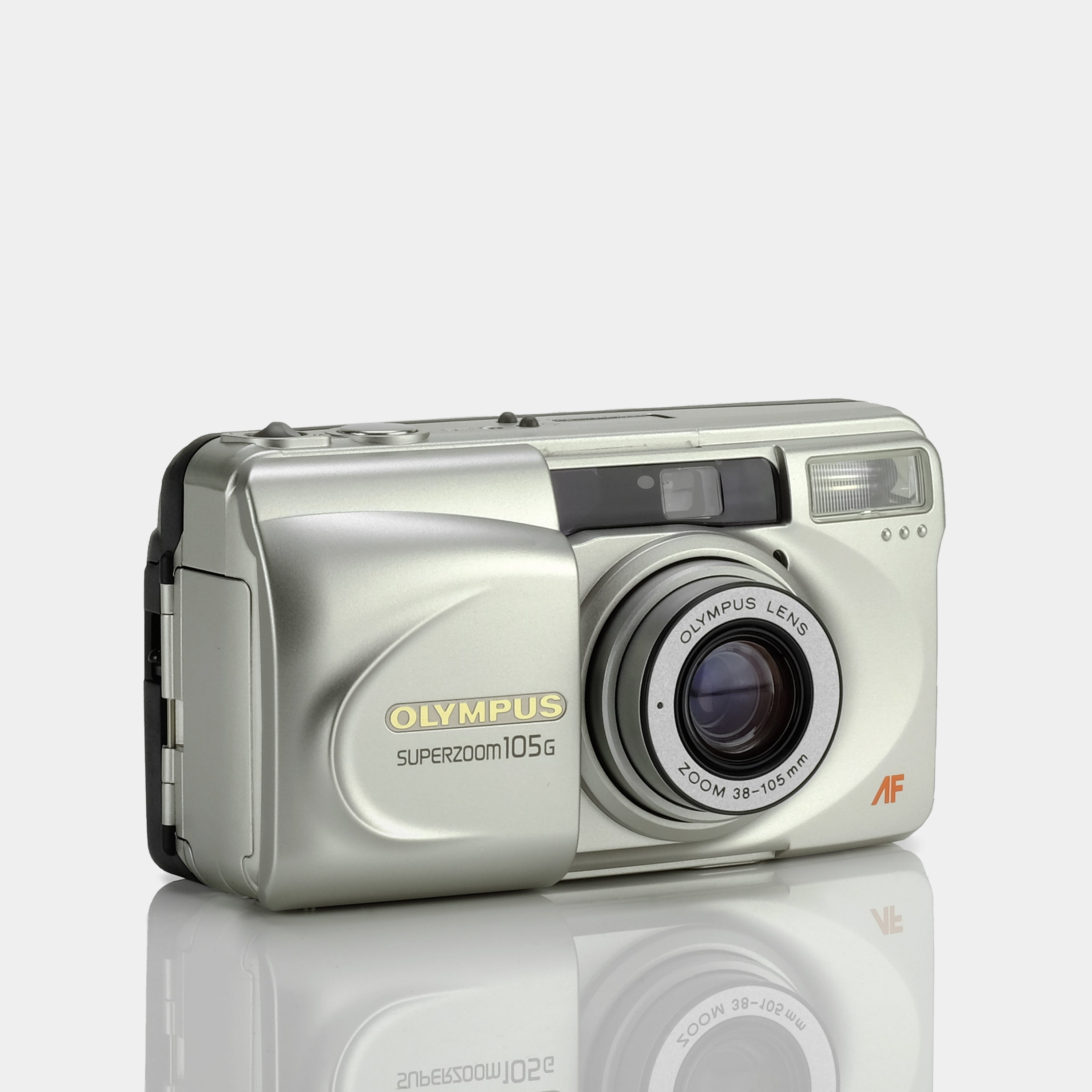 Olympus Superzoom 105G 35mm Point And Shoot Film Camera 
