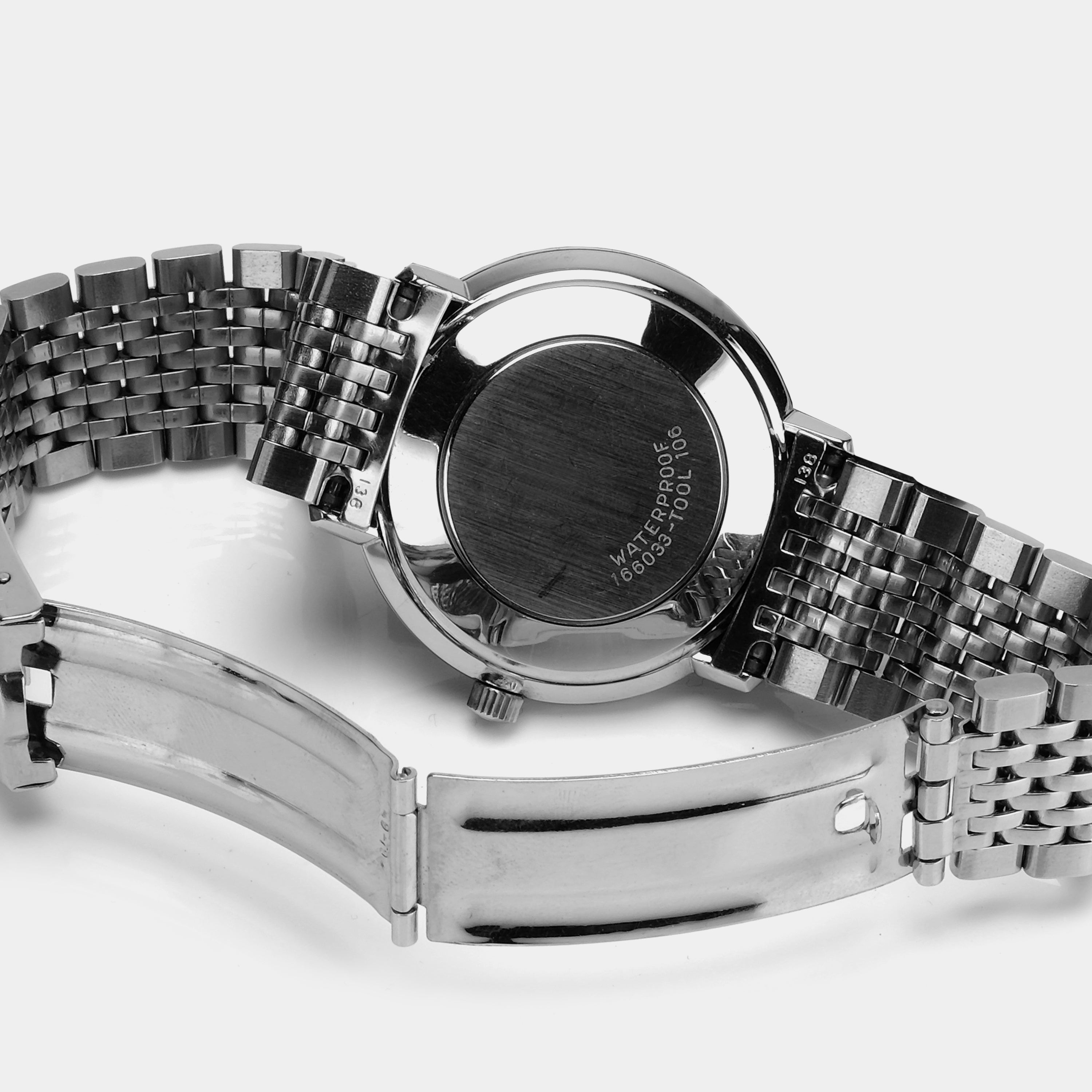 Omega De Ville Automatic Ref. 166.033 Silver Dial w/ Calendar Circa 1970 Wristwatch