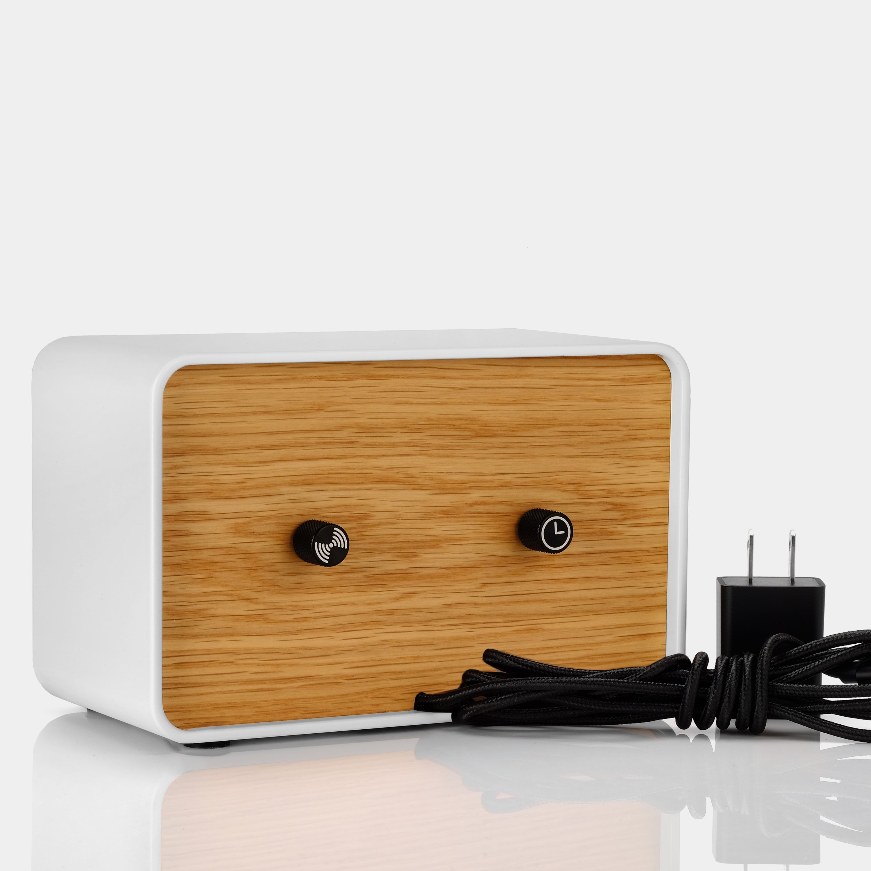 OneClock White Analog Waking Clock