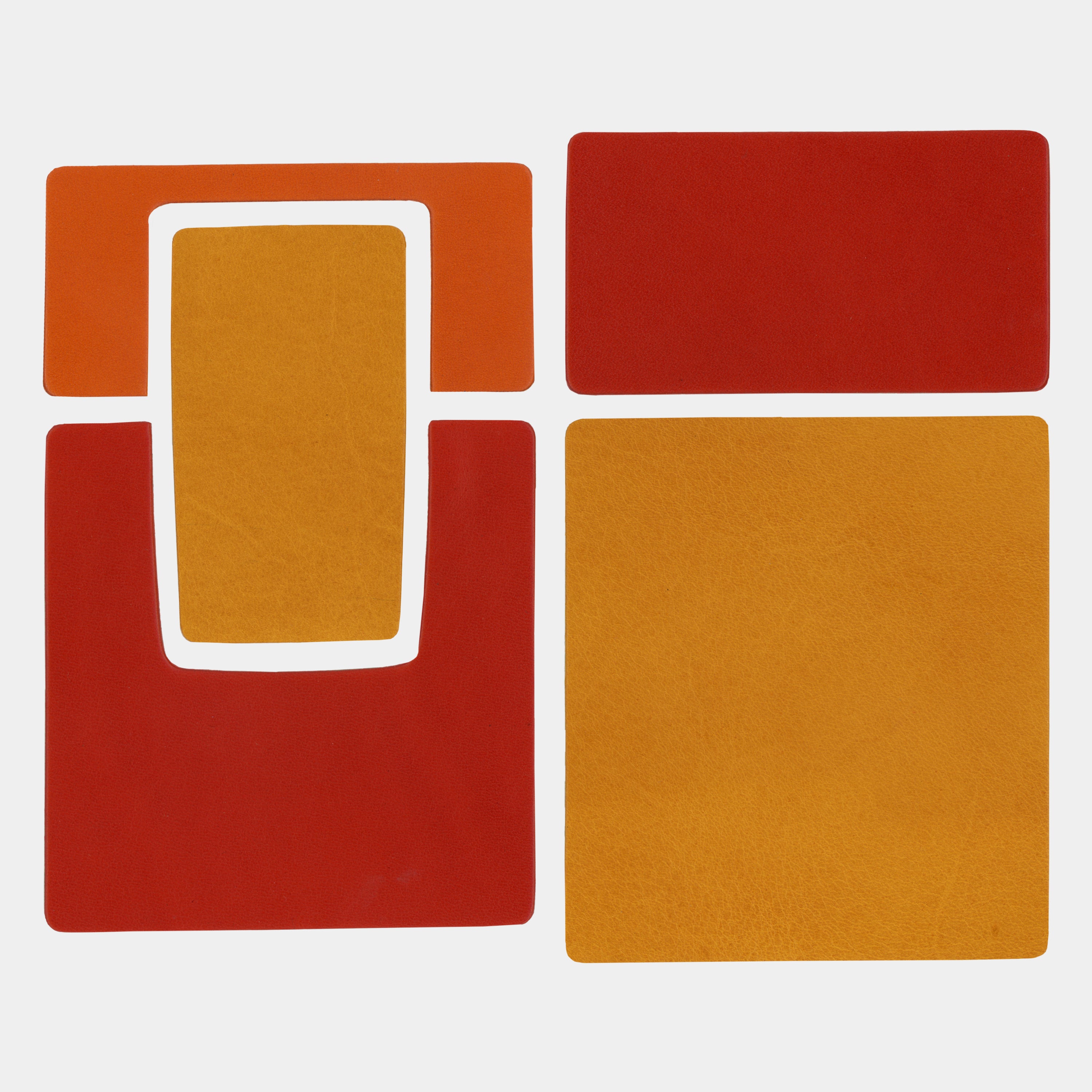 SX-70/SLR-680 Colorblock (No. 2) Leather Camera Skins