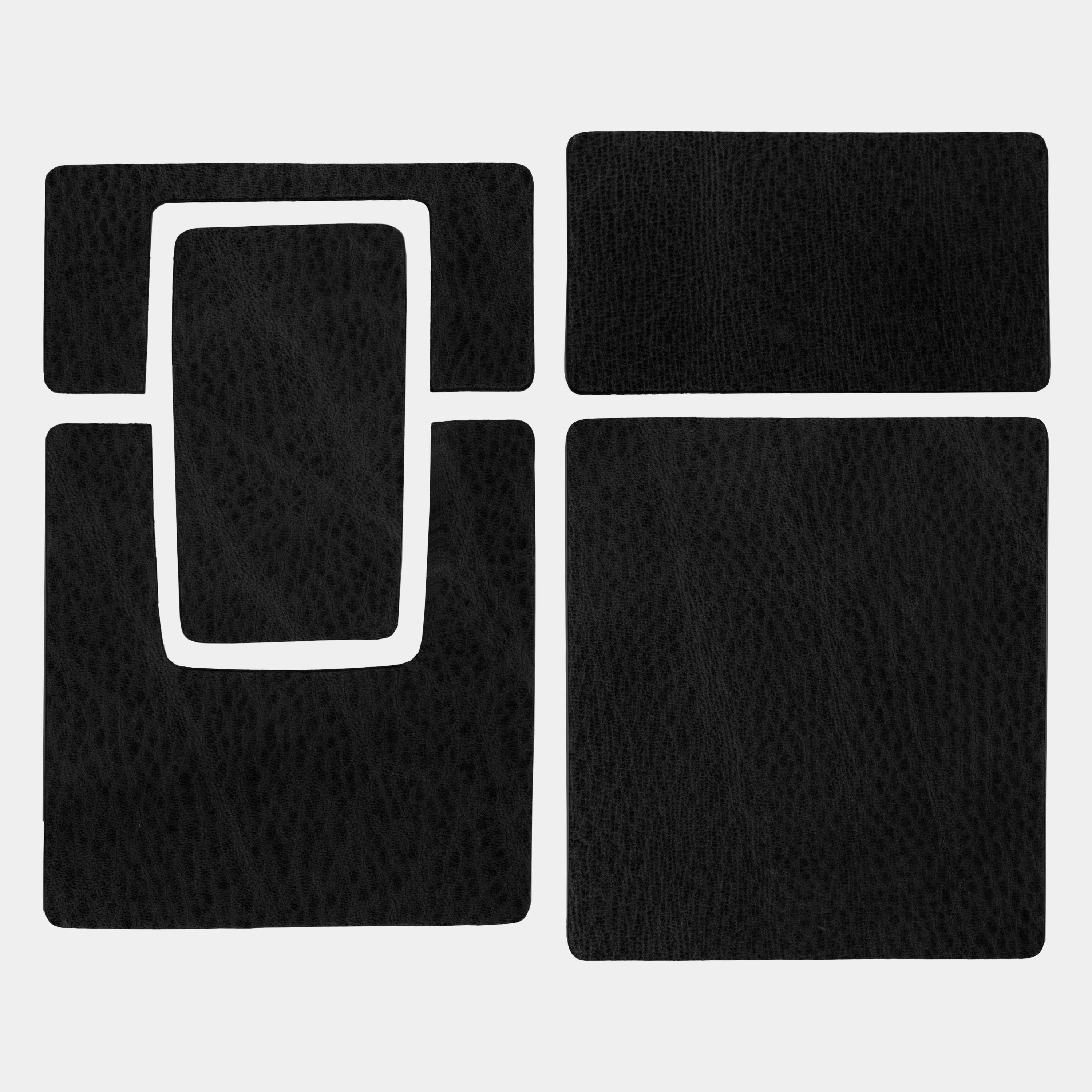 SX-70/SLR-680 Black Pebble Leather Camera Skins