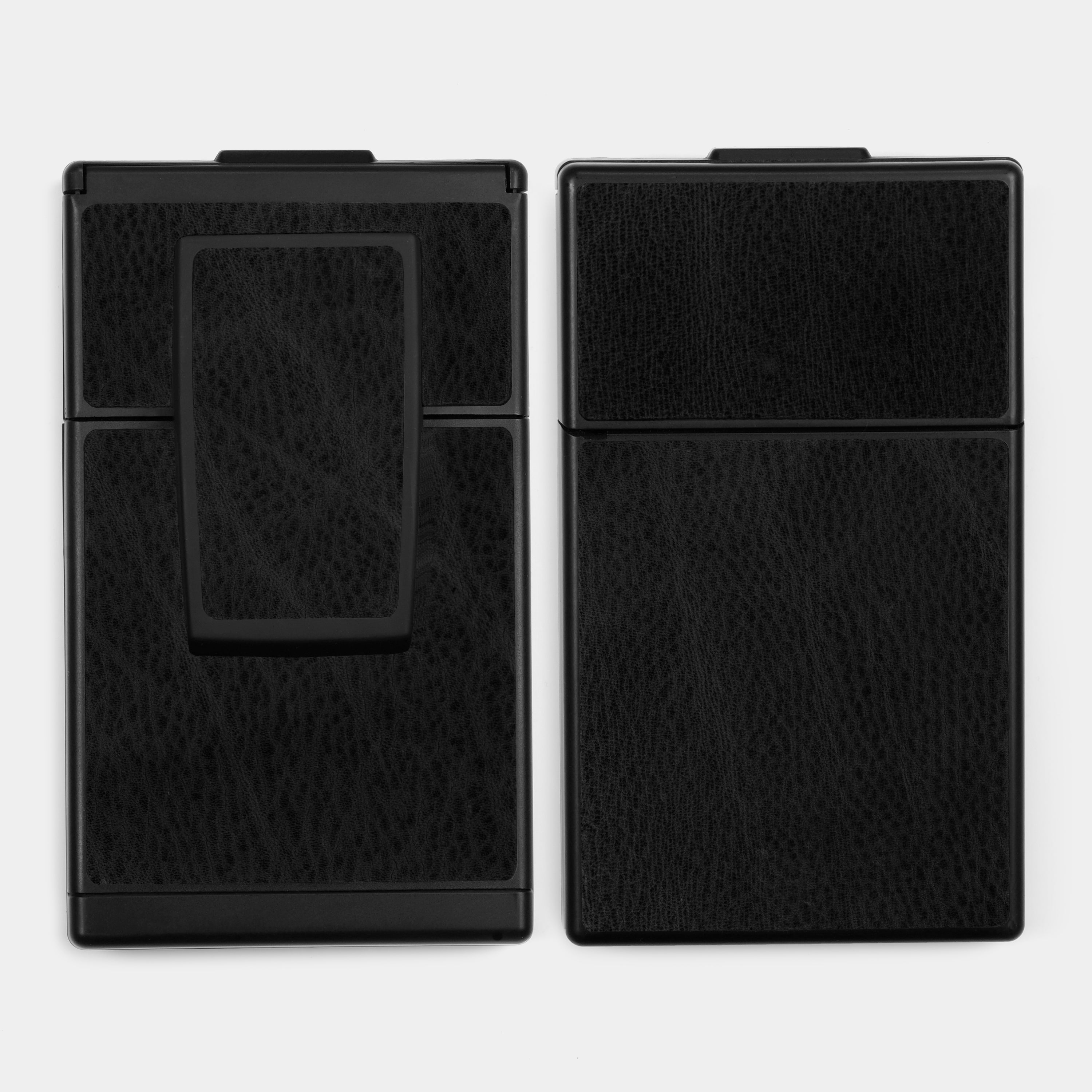 SX-70/SLR-680 Black Pebble Leather Camera Skins
