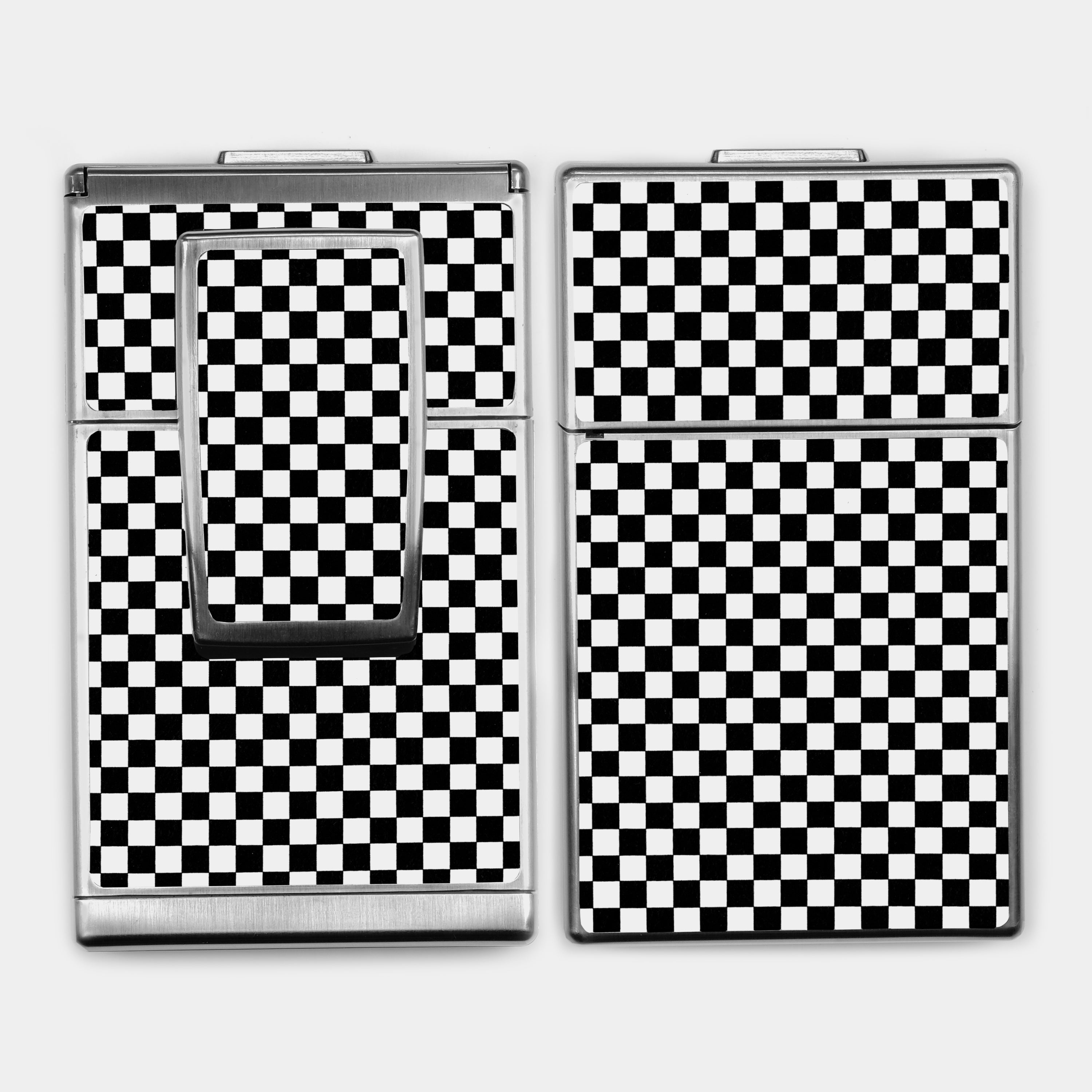 SX-70/SLR-680 Black & White Check Vegan Leather Camera Skins