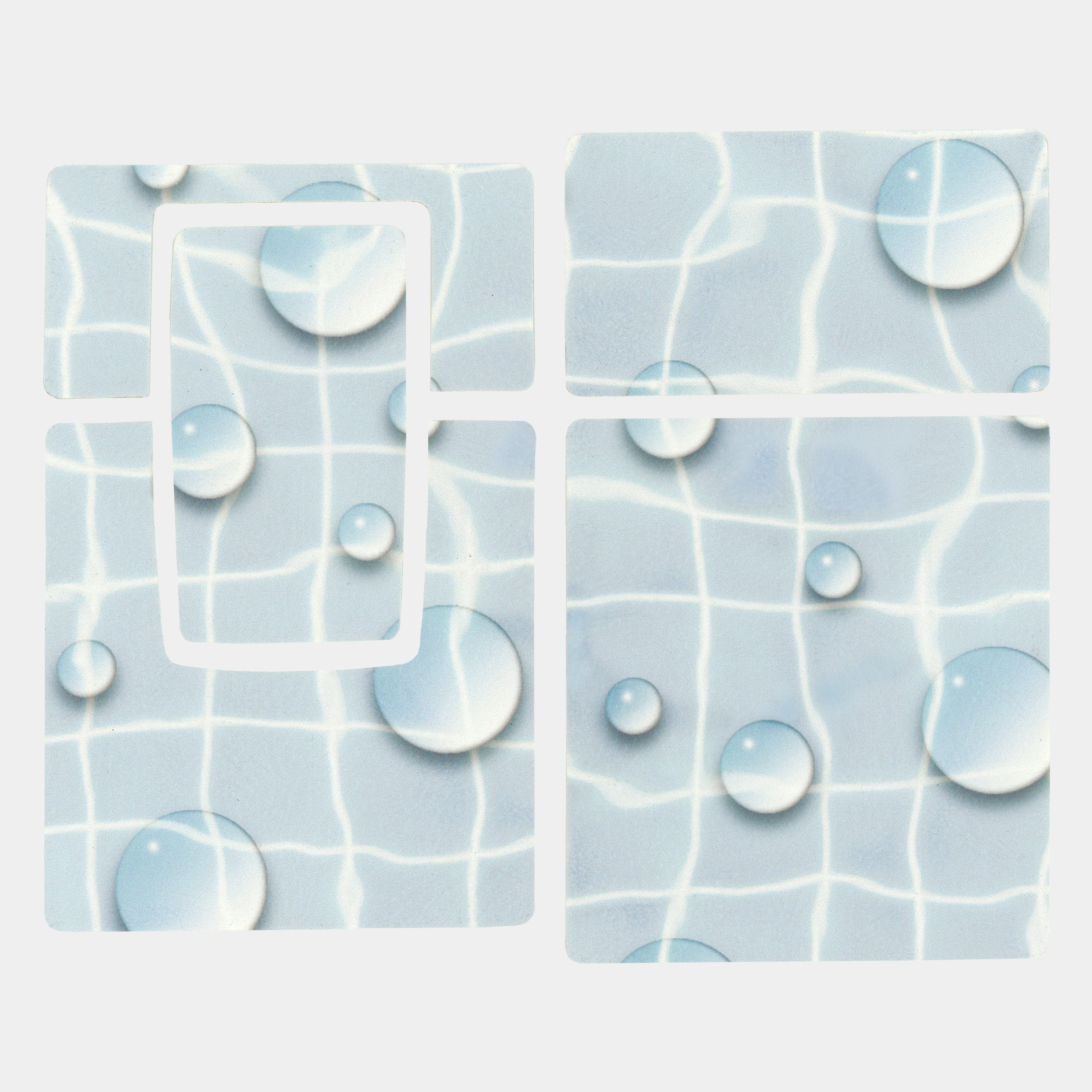 SX-70/SLR-680 Aquatic Grid Vegan Leather Camera Skins