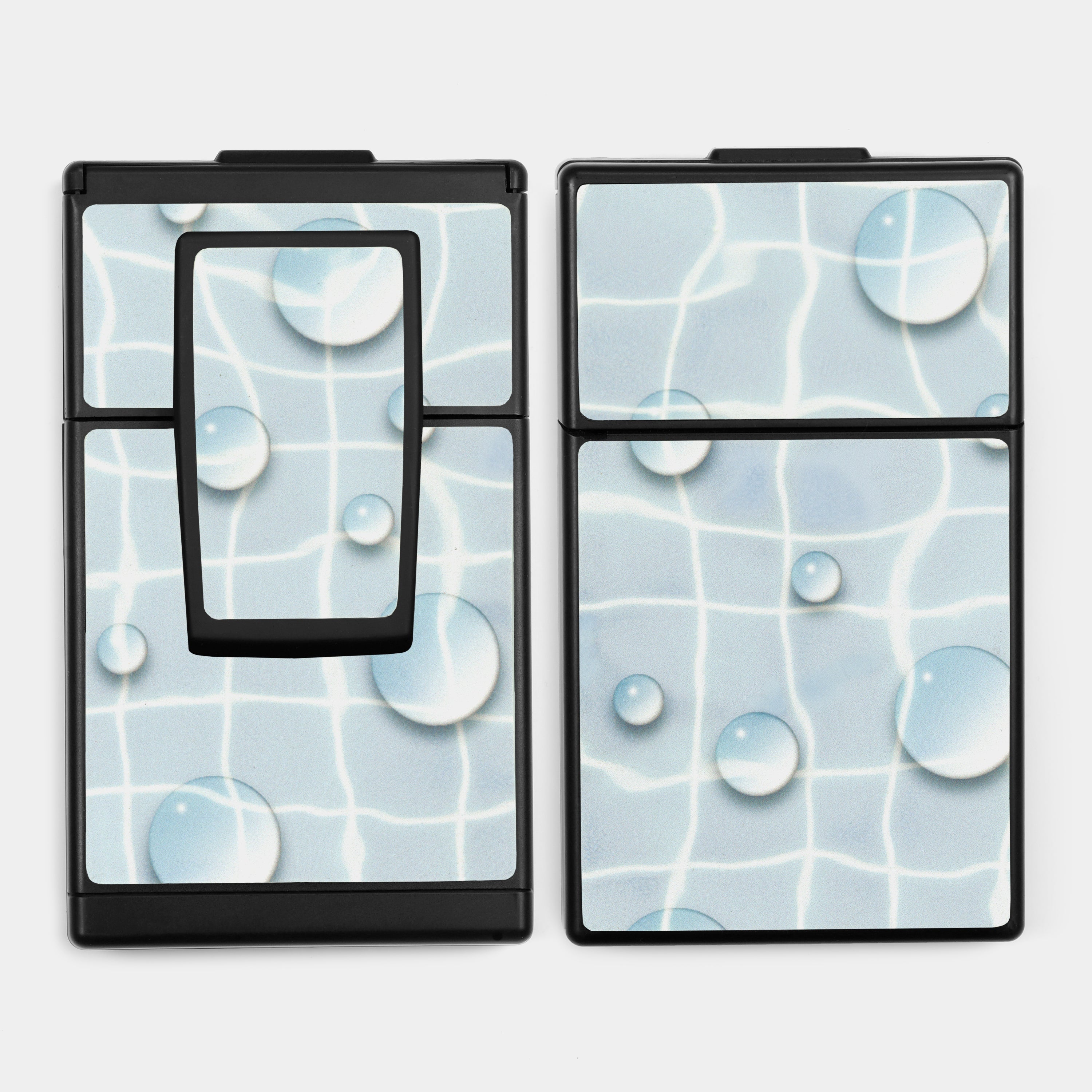 SX-70/SLR-680 Aquatic Grid Vegan Leather Camera Skins