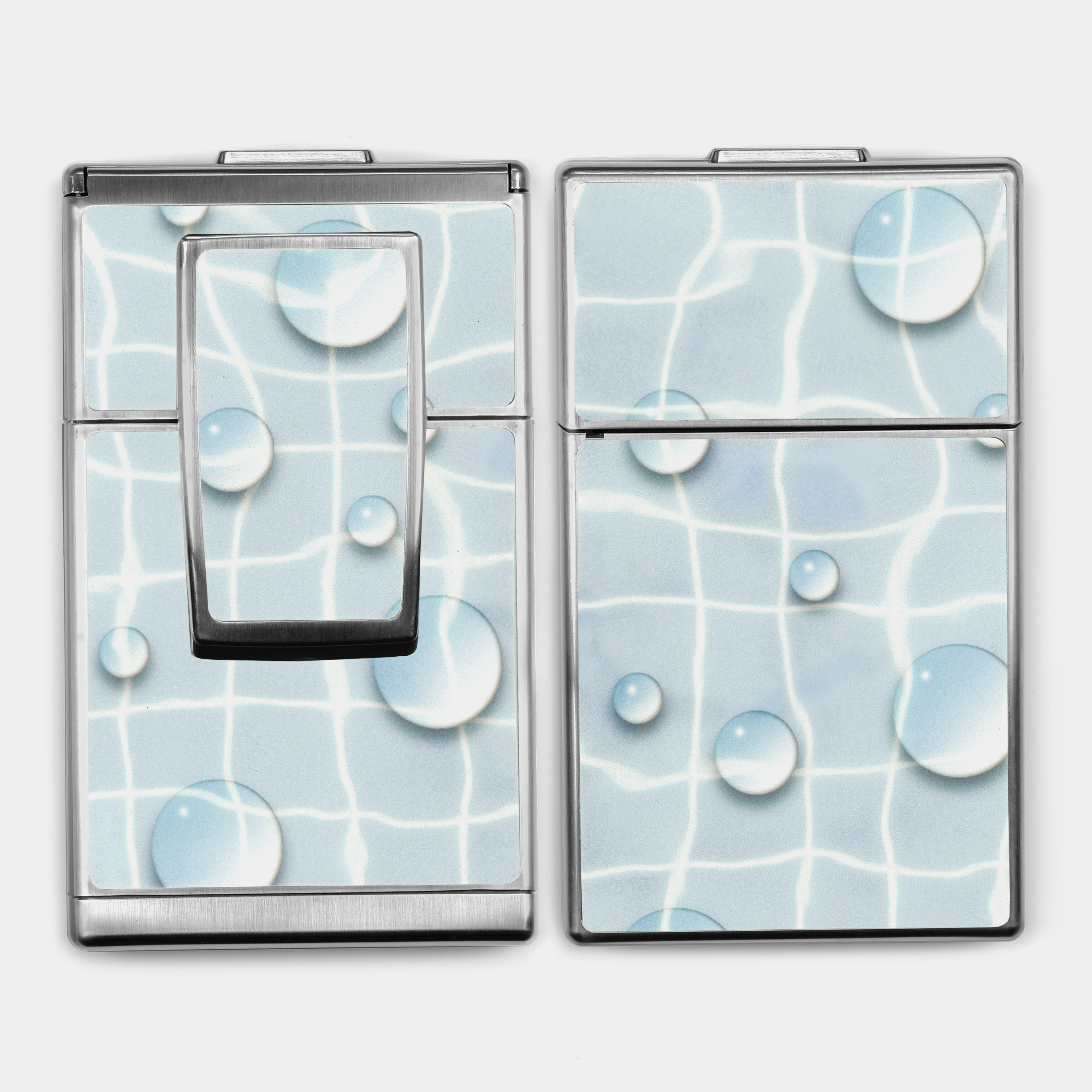 SX-70/SLR-680 Aquatic Grid Vegan Leather Camera Skins