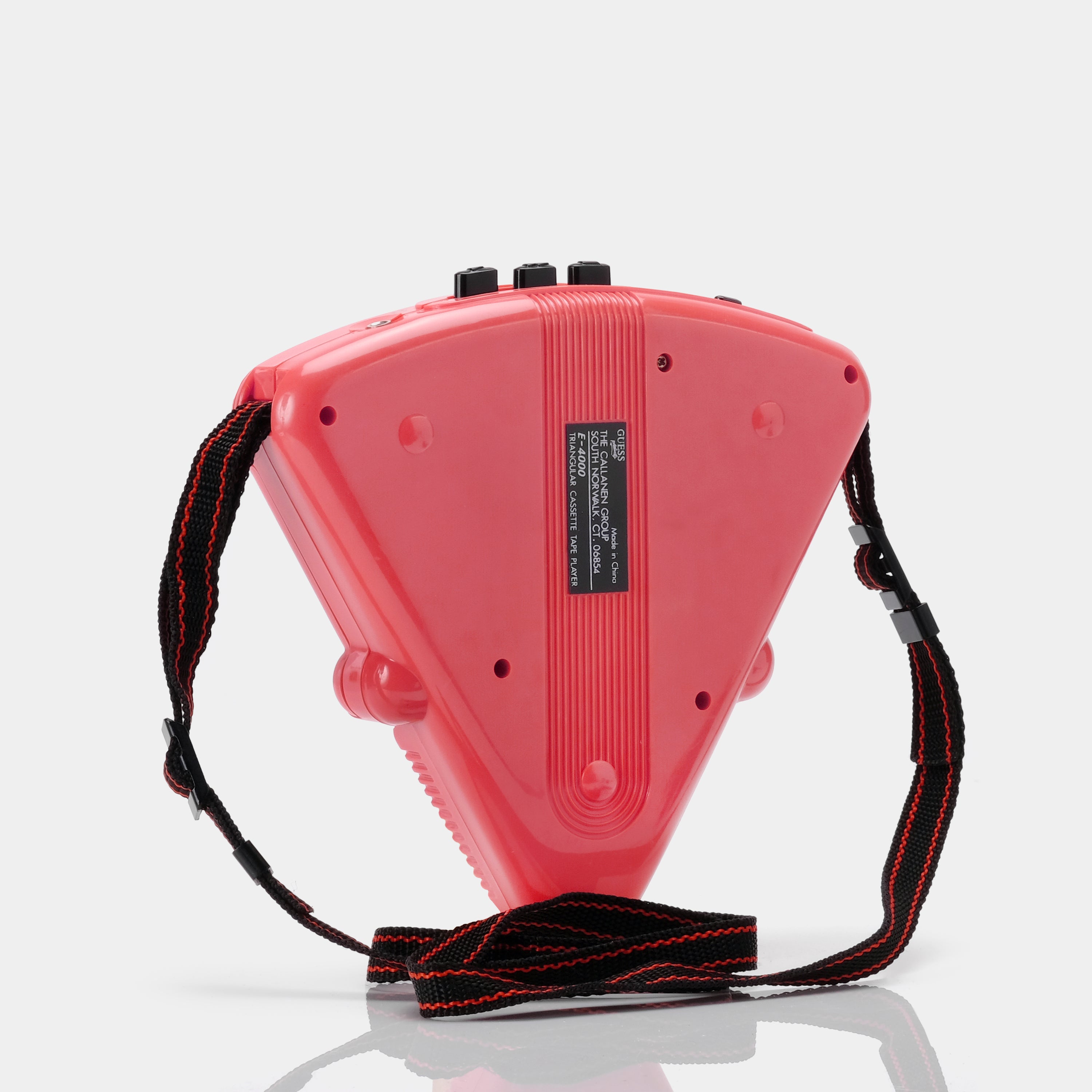 Guess E-4000 Pink Triangular Portable Cassette Player