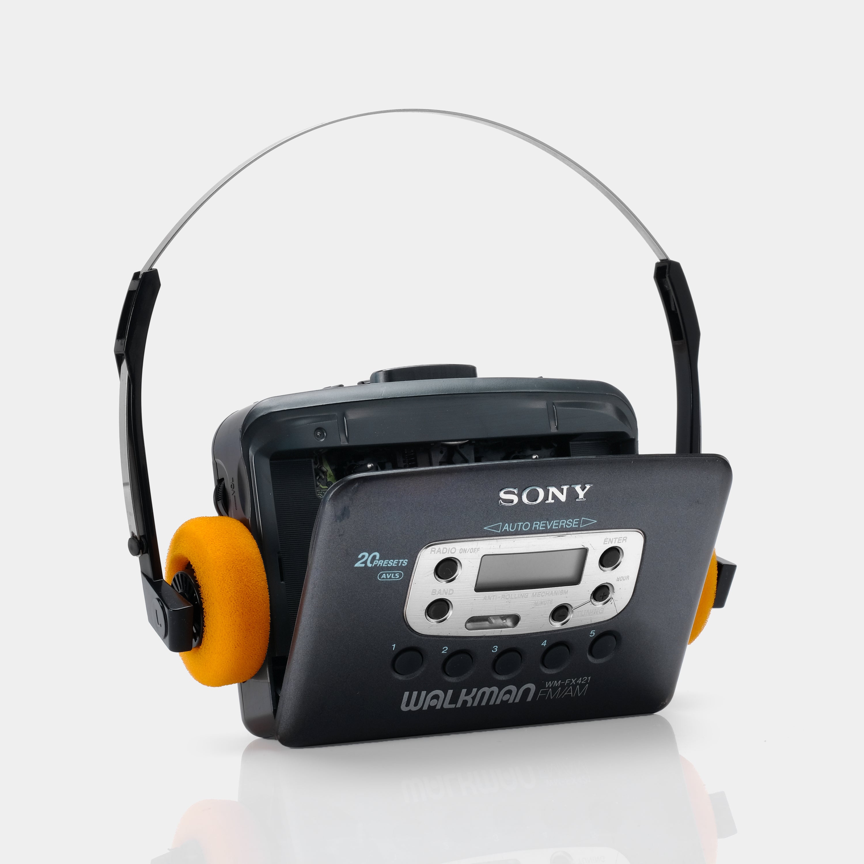 Sony Walkman WM-FX421 AM/FM Navy Portable Cassette Player