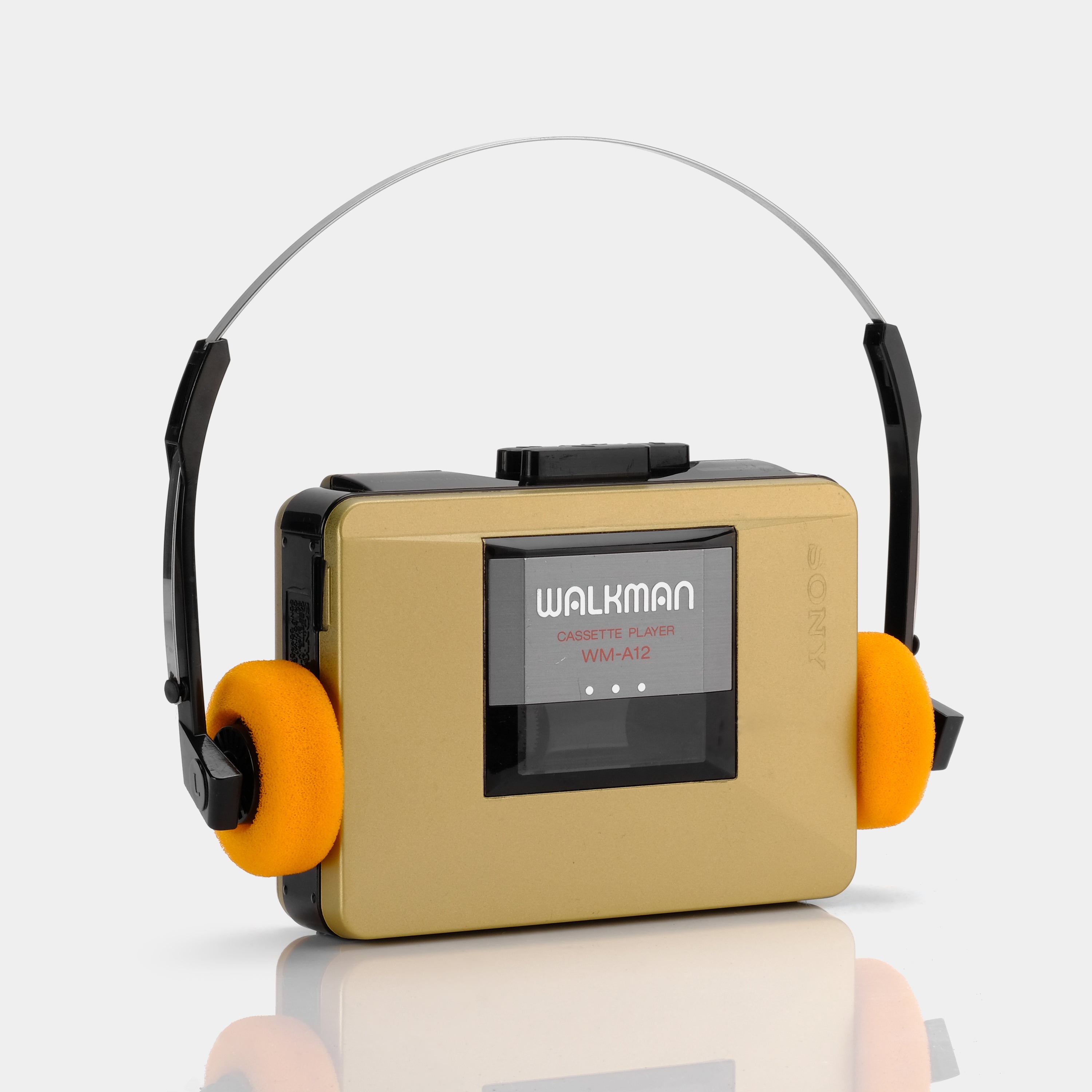 Sony Walkman WM-A12 Gold Portable Cassette Player
