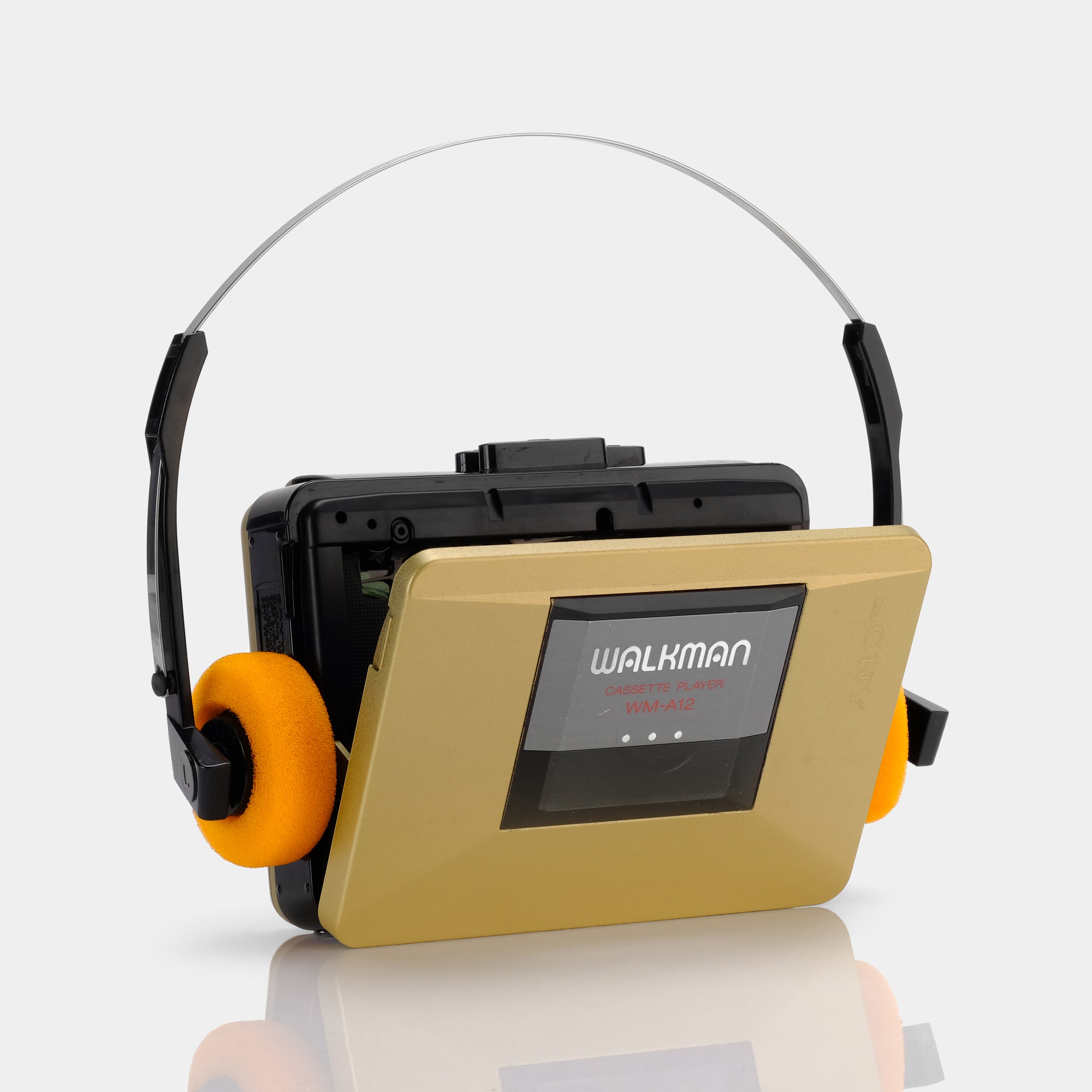 Sony Walkman WM-A12 Gold Portable Cassette Player