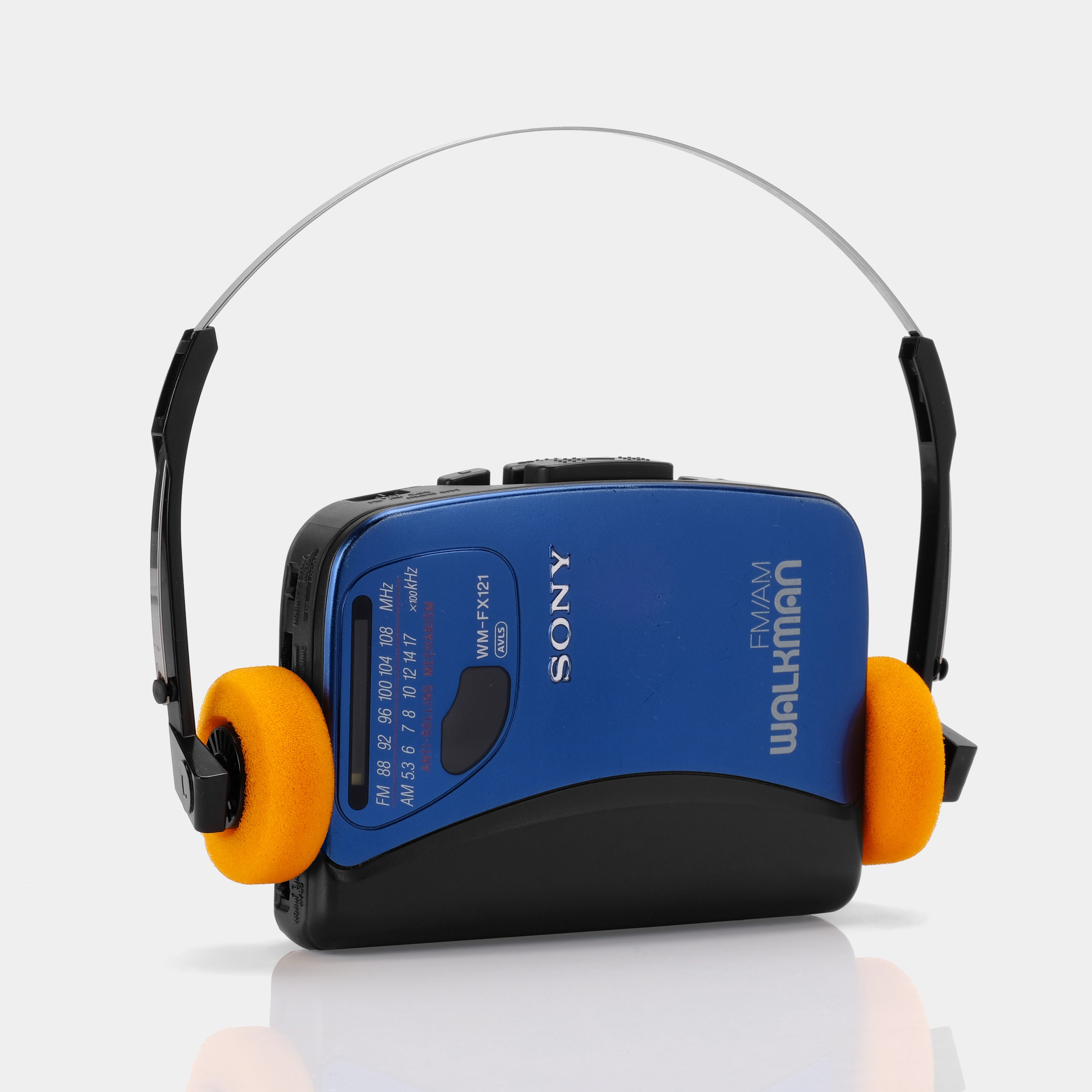 Sony WM-FX121 AM/FM Blue Portable Cassette Player
