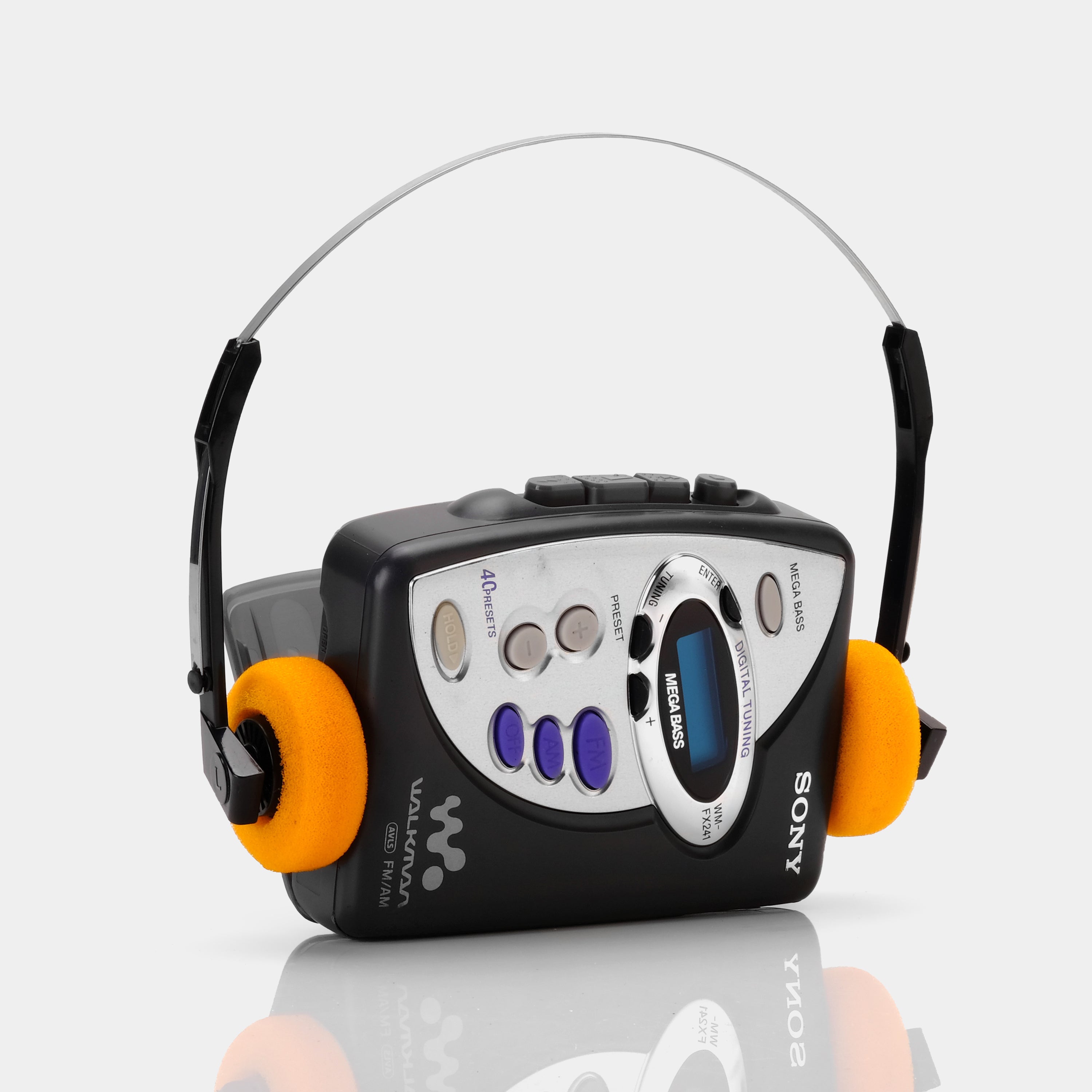 Sony Walkman WM-FX241 Portable Cassette Player With Case