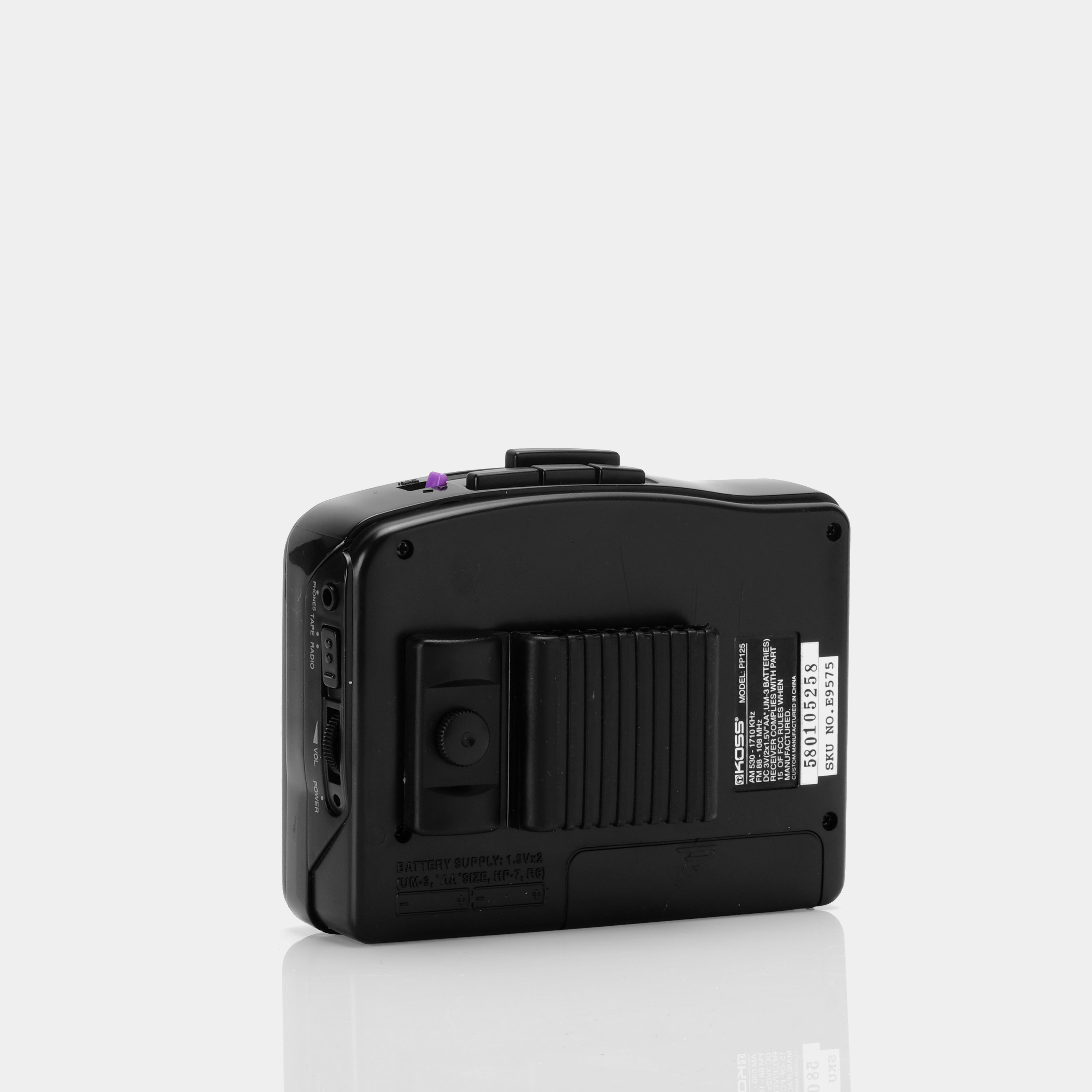 Koss PP125 Auto Reverse Portable Cassette Player