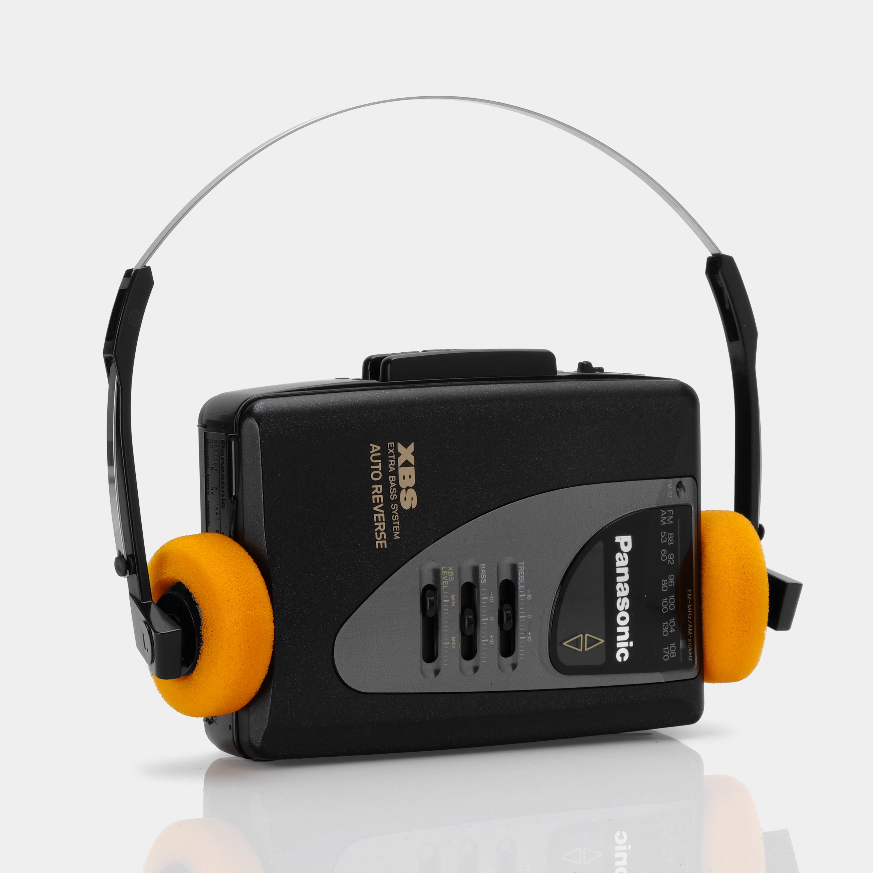 Panasonic RQ-V156 Auto Reverse AM/FM Portable Cassette Player