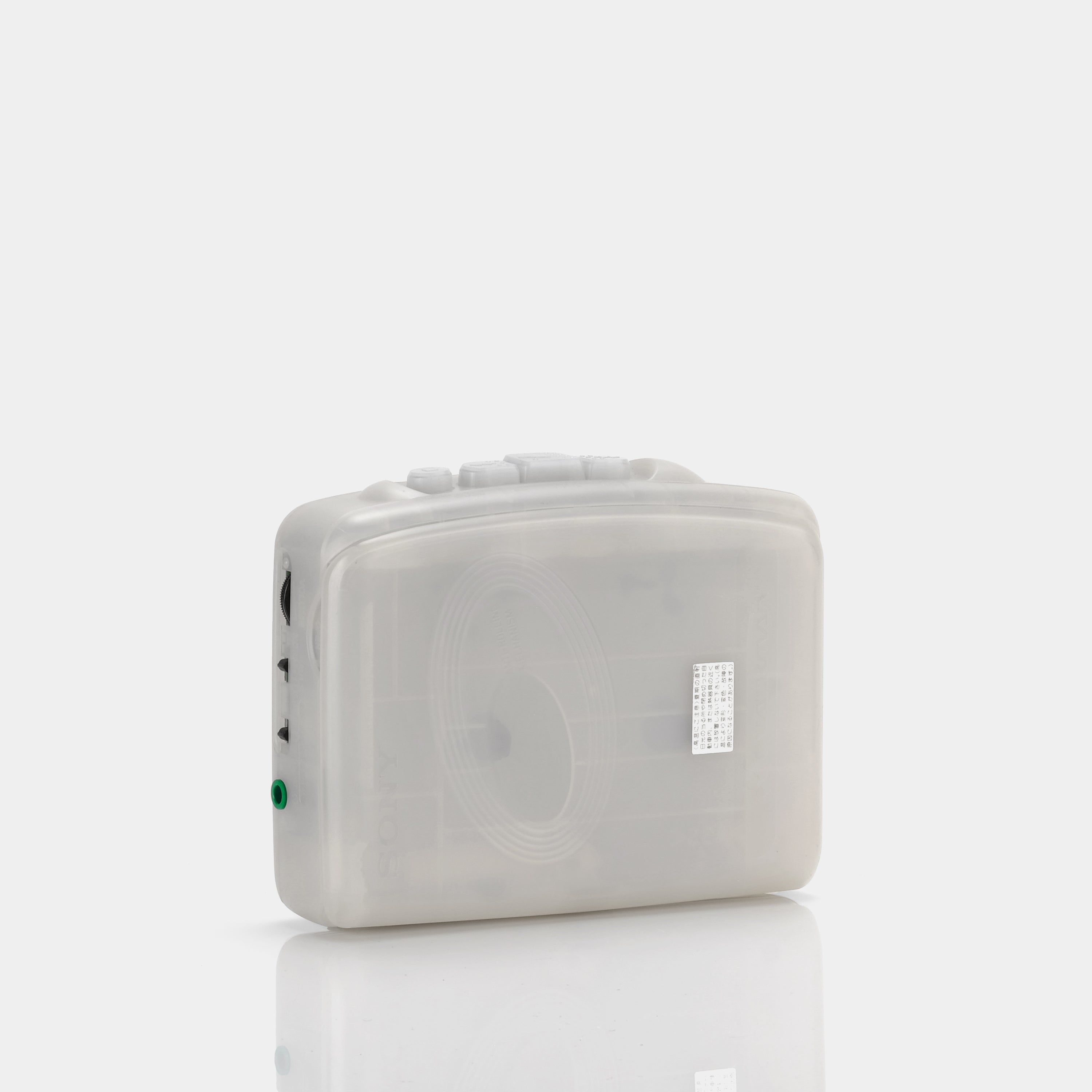 Sony Walkman WM-FX200 AM/FM Frosted Clear Portable Cassette Player