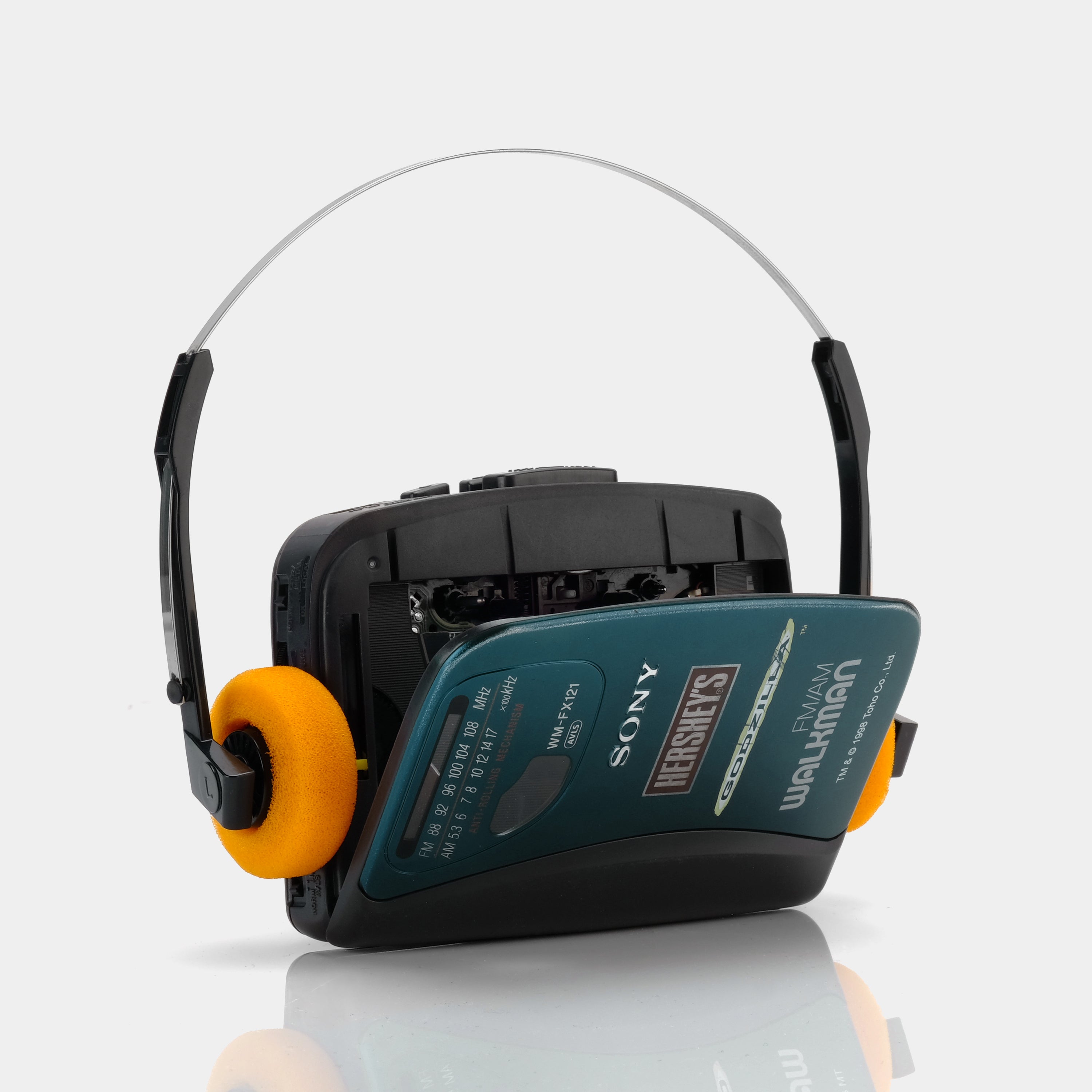 Sony WM-FX121 AM/FM HERSHEY'S x GODZILLA Green Portable Cassette Player