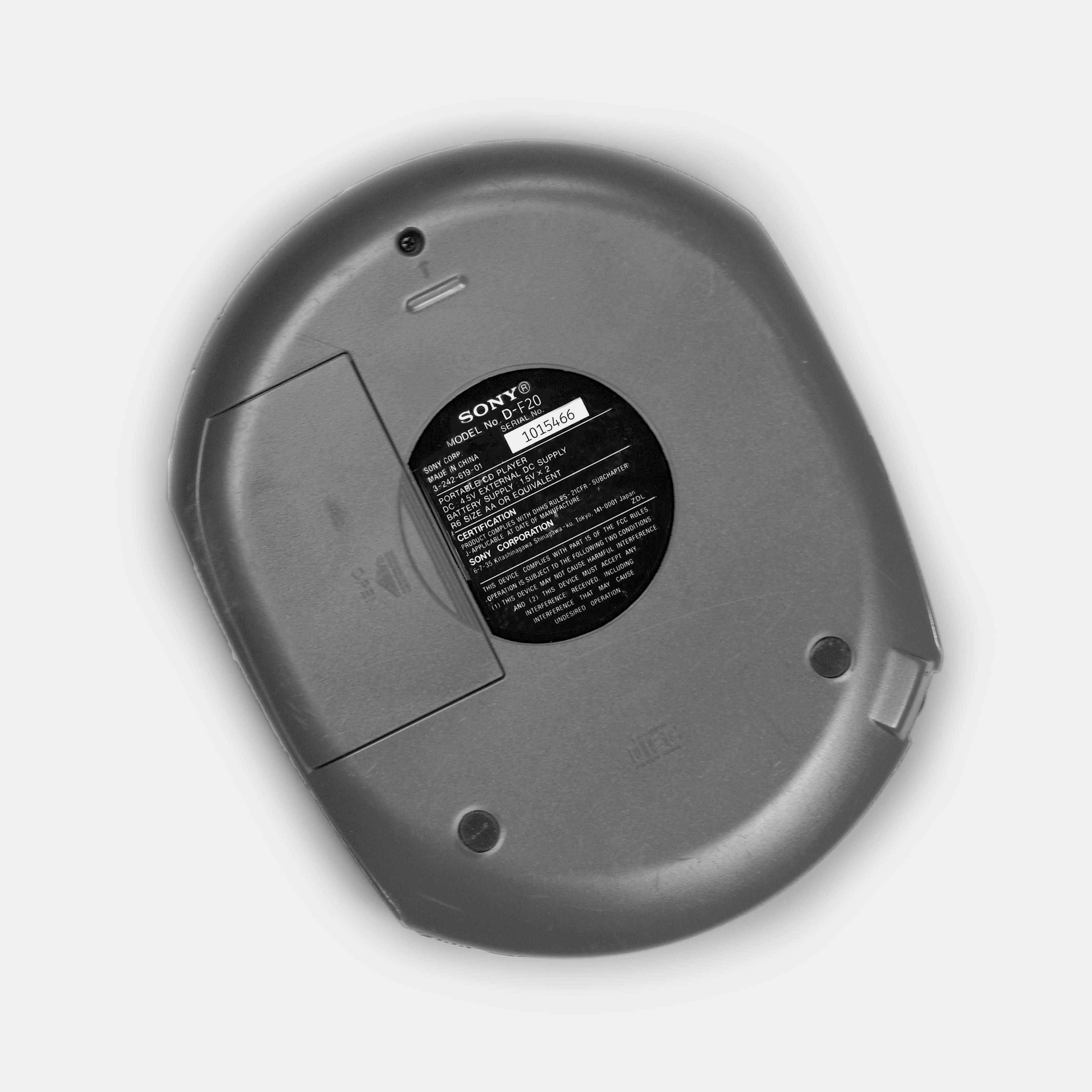 Sony Walkman D-F20 Portable CD Player