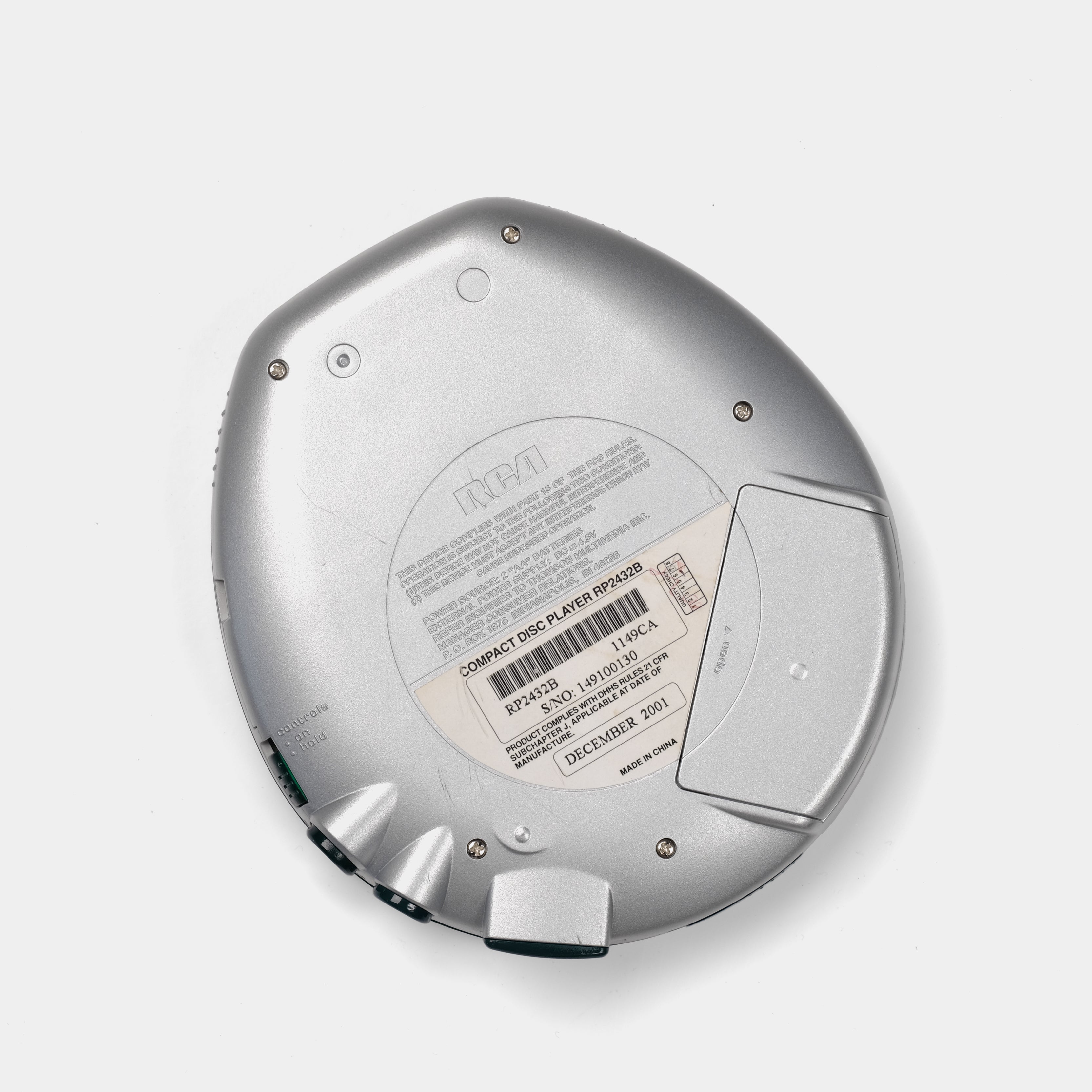 RCA RP2432B Portable CD Player