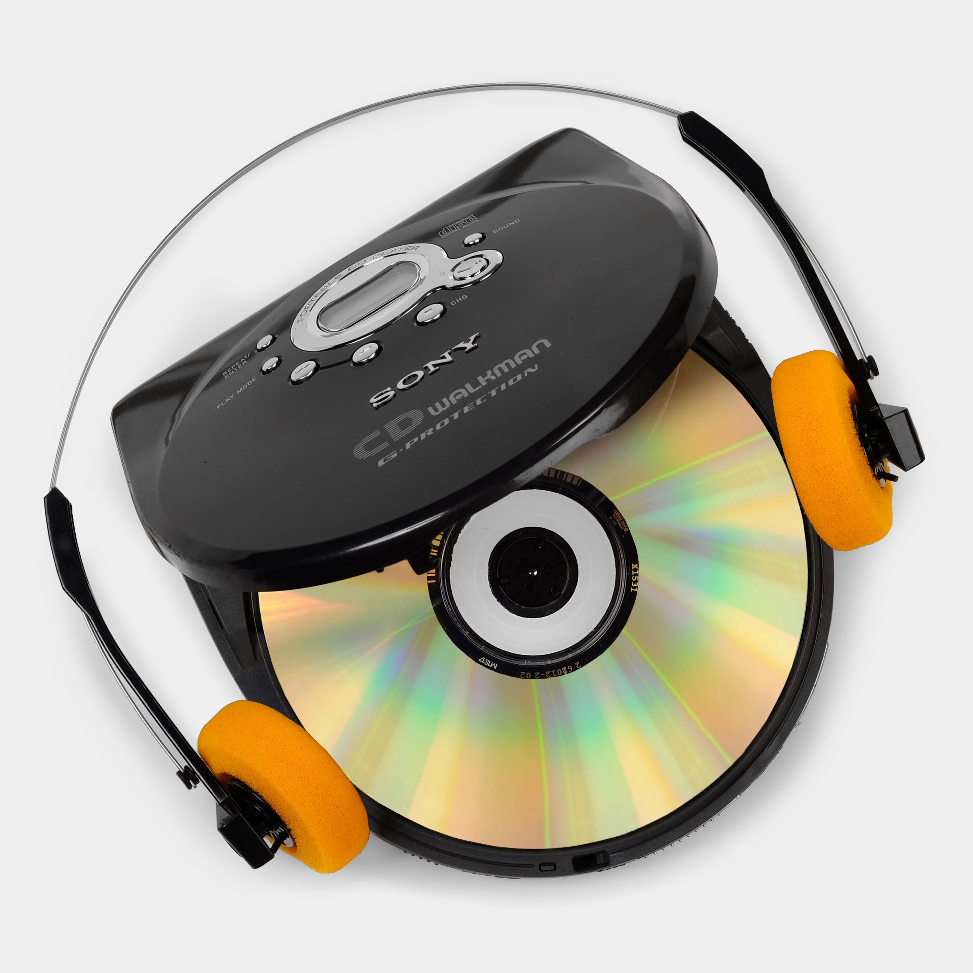 Sony Walkman G-Protection D-EJ715 Portable CD Player and Carrying Case