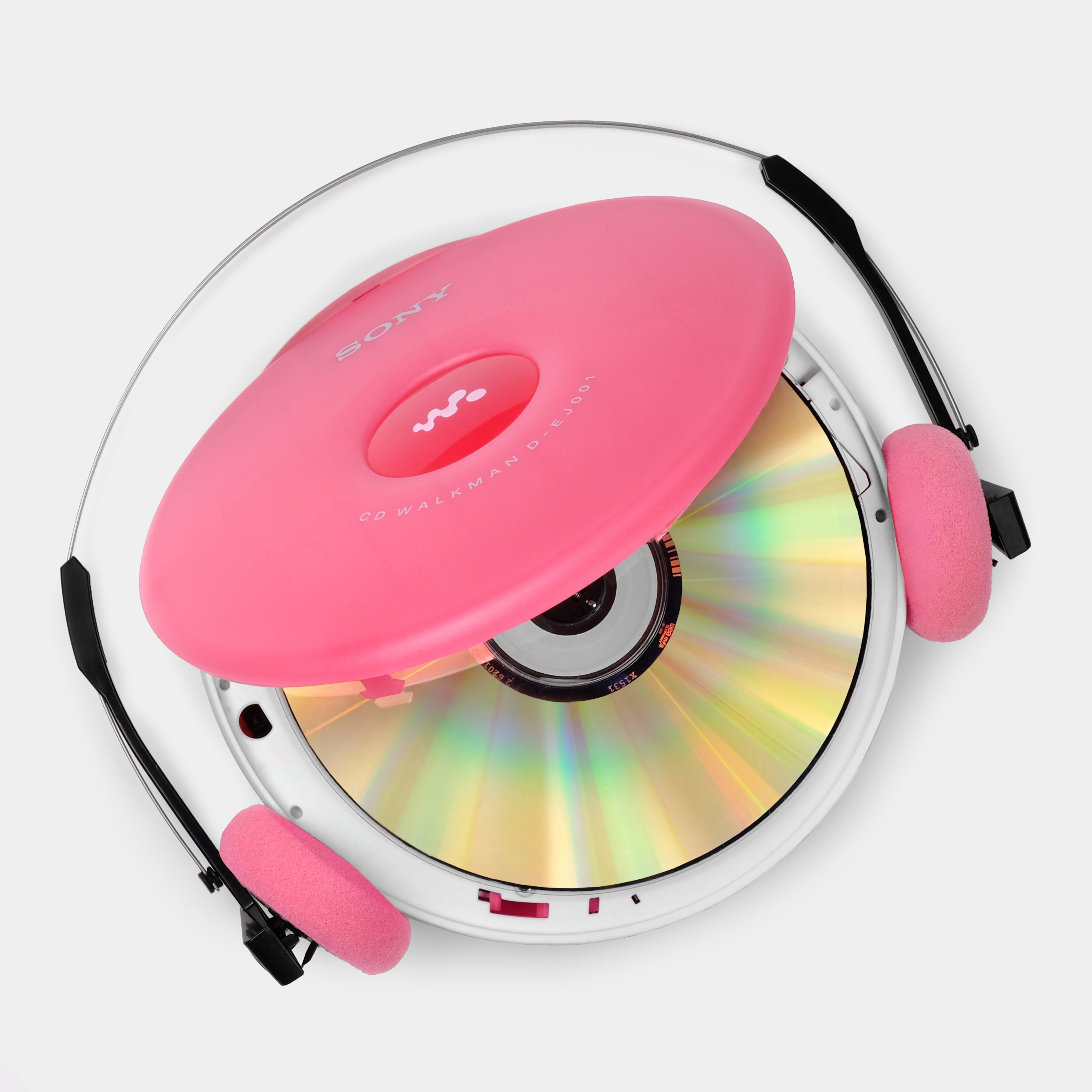 Sony Walkman D-EJ001 Pink Portable CD Player