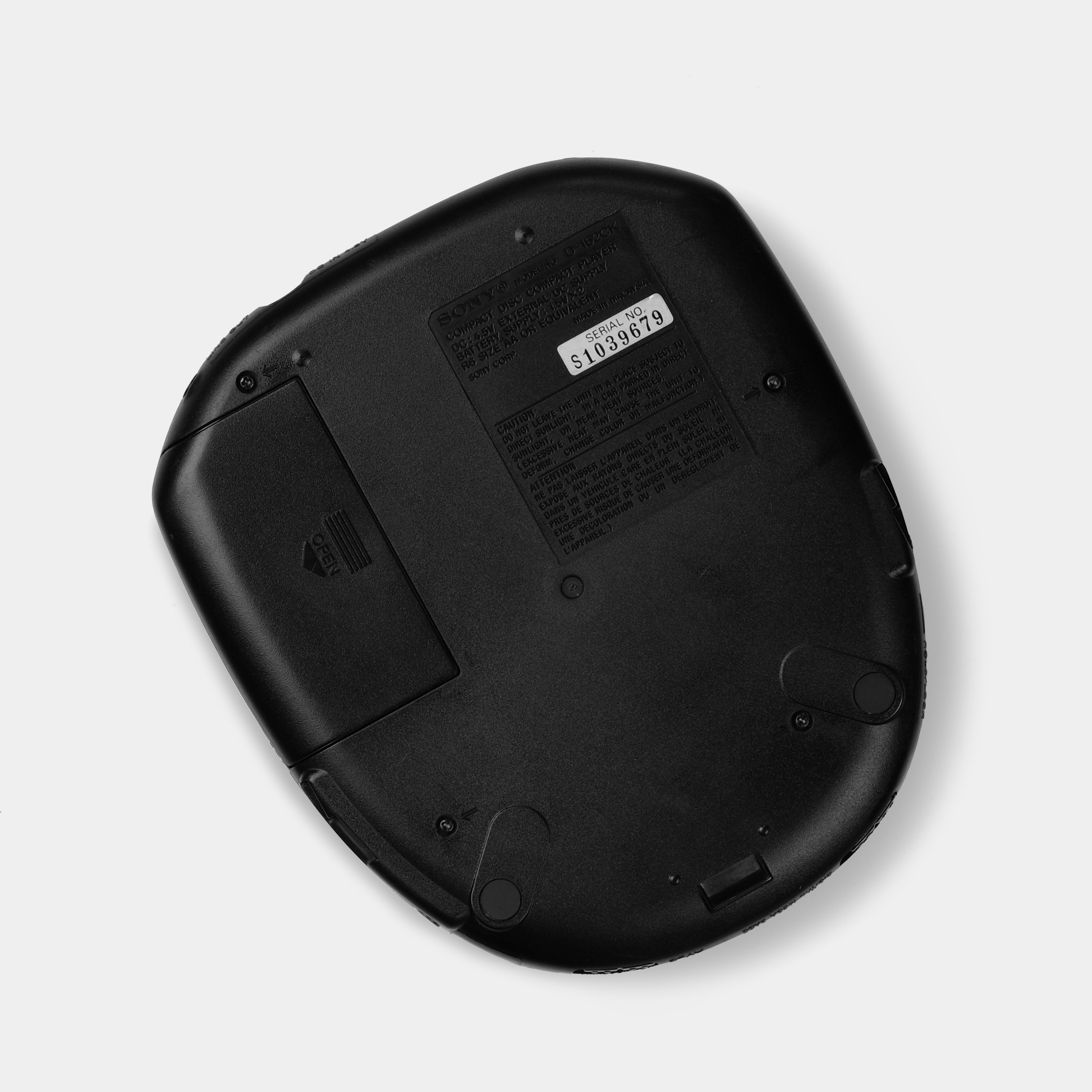 Sony Discman D-162CK Portable CD Player