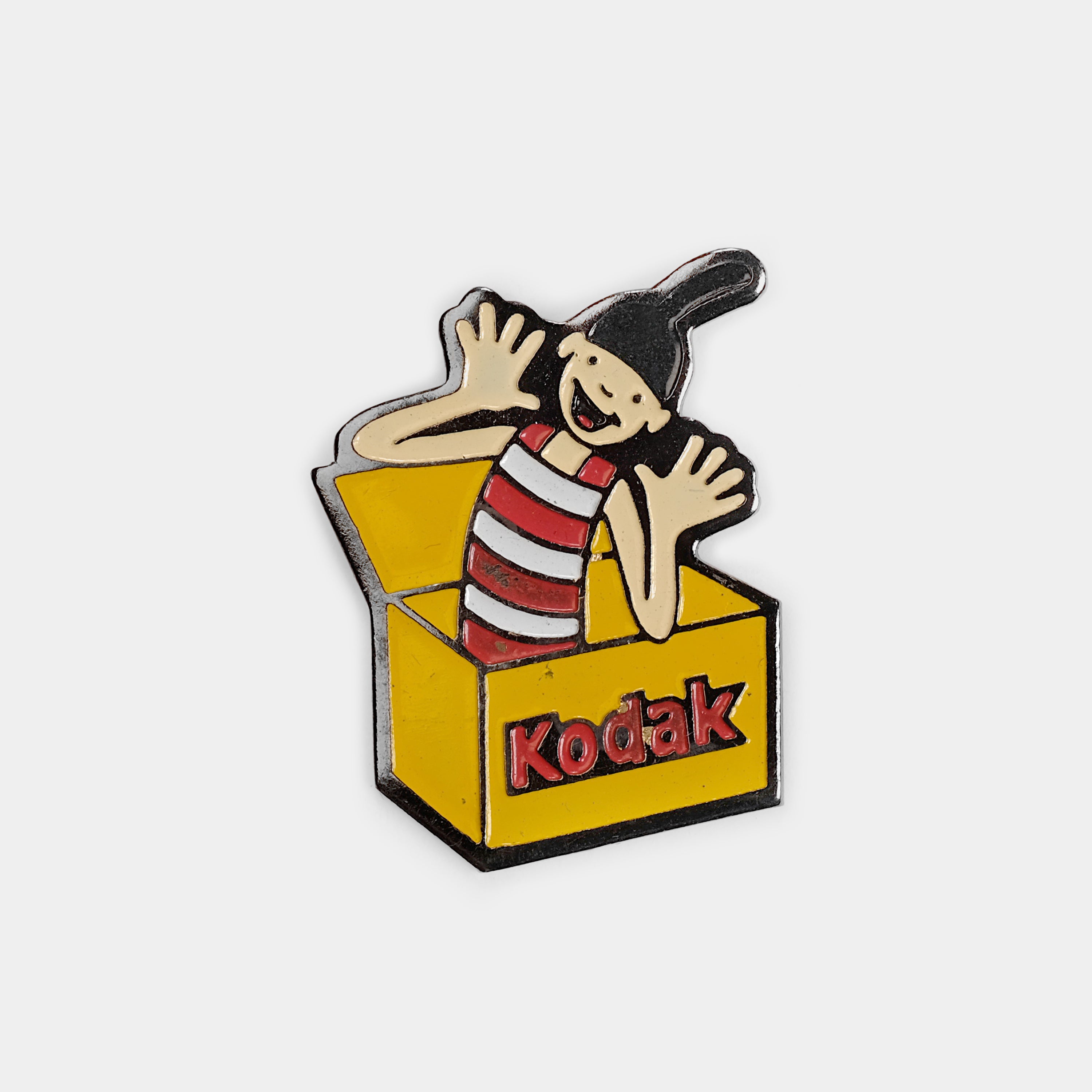 Kodak Jack-In-The-Box Vintage Enamel Pin