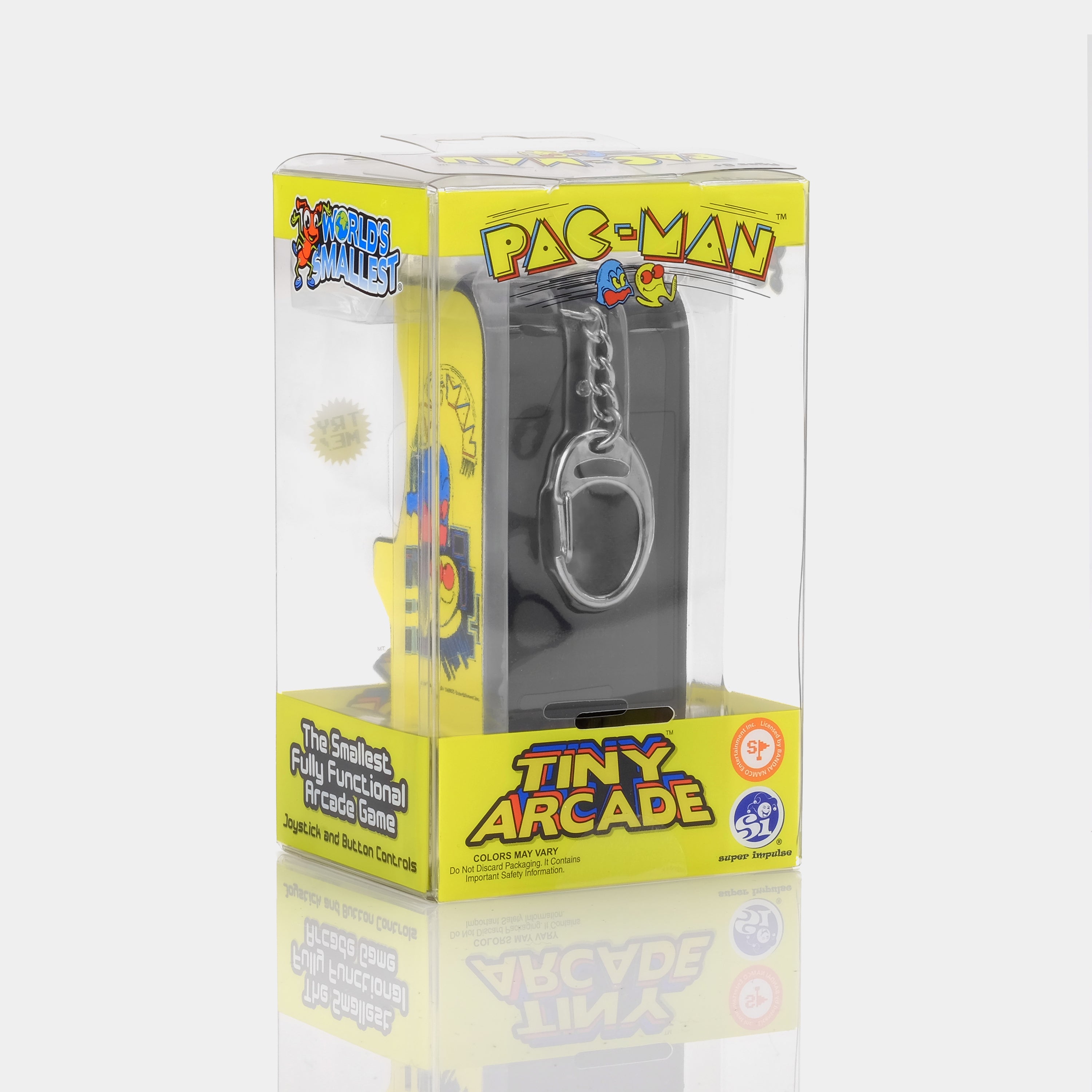Tiny Arcade Pac-Man Game Keychain