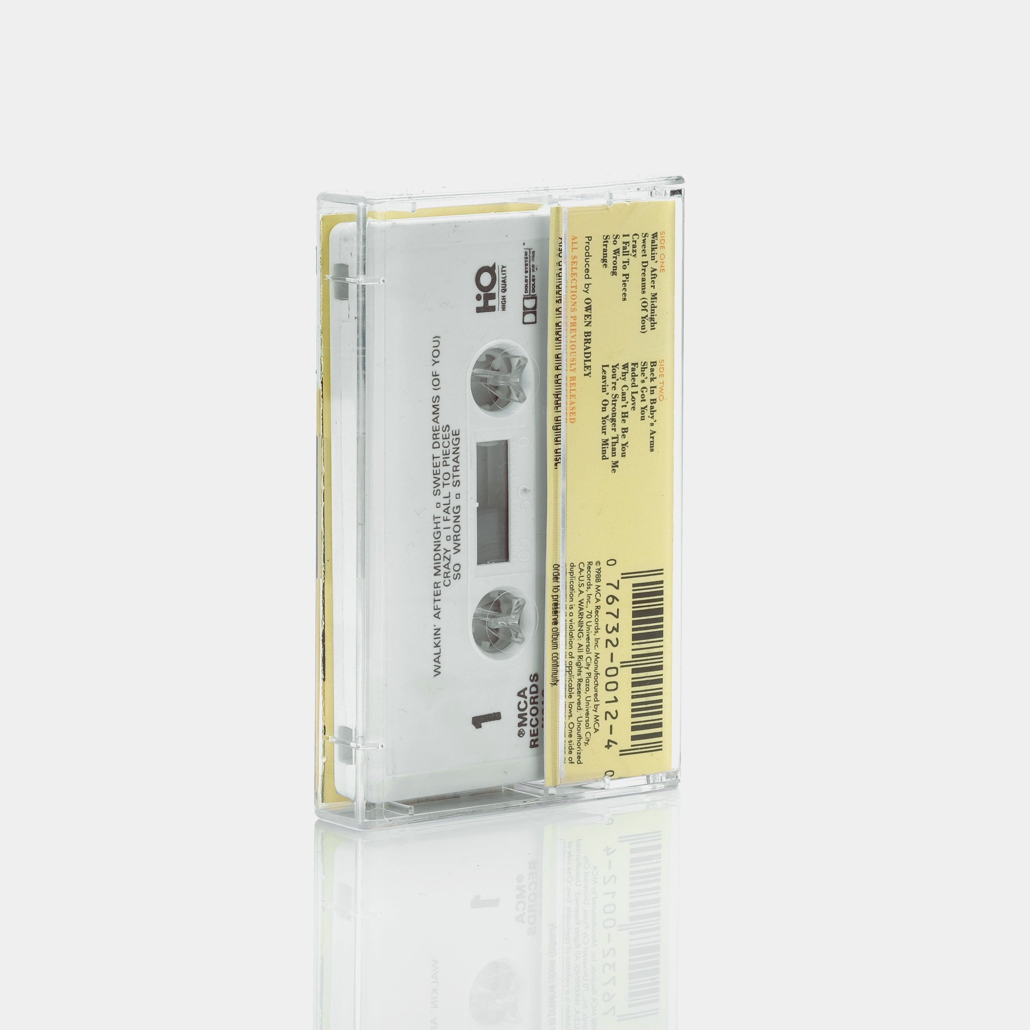 Patsy Cline - 12 Greatest Hits Cassette Tape