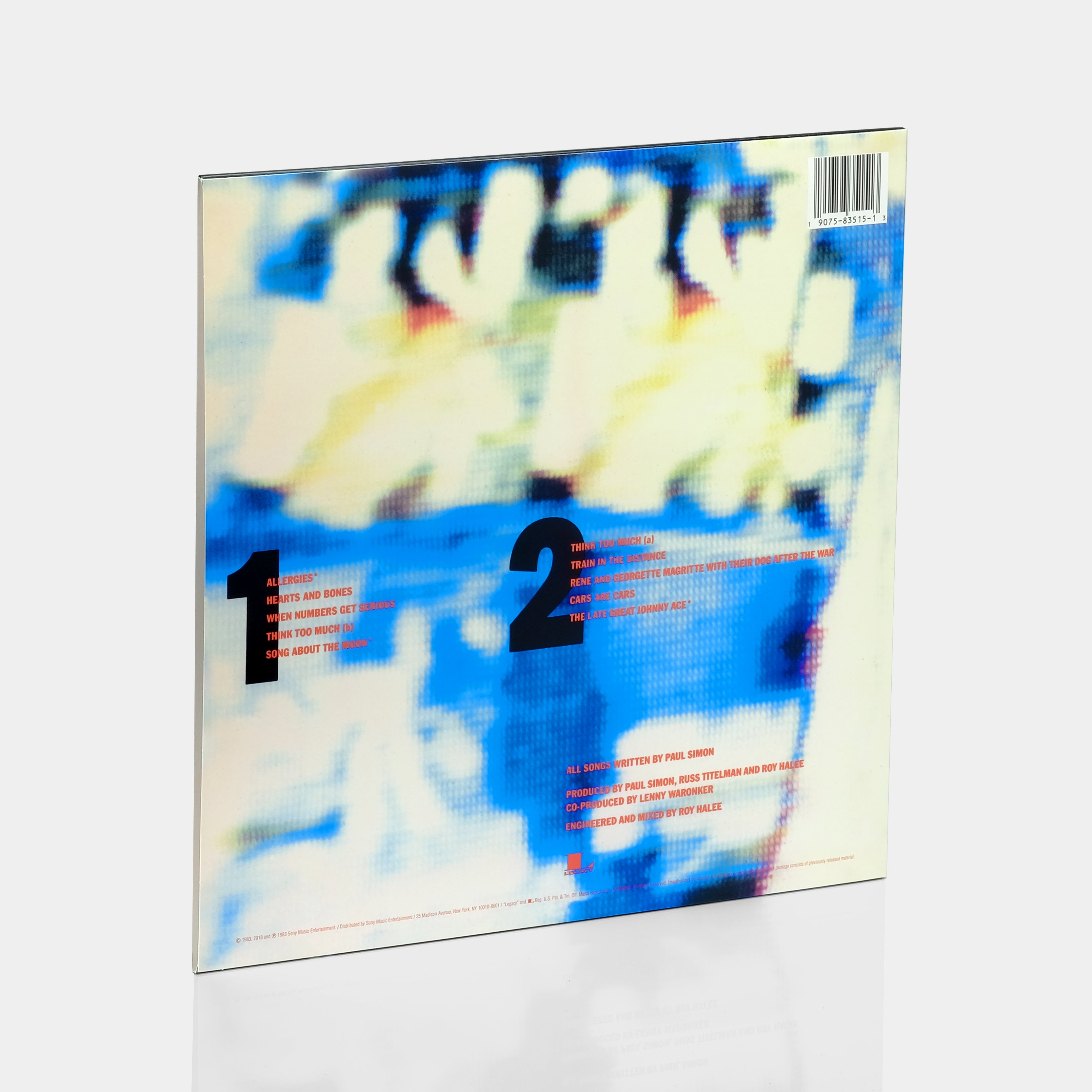 Paul Simon - Hearts and Bones LP Vinyl Record