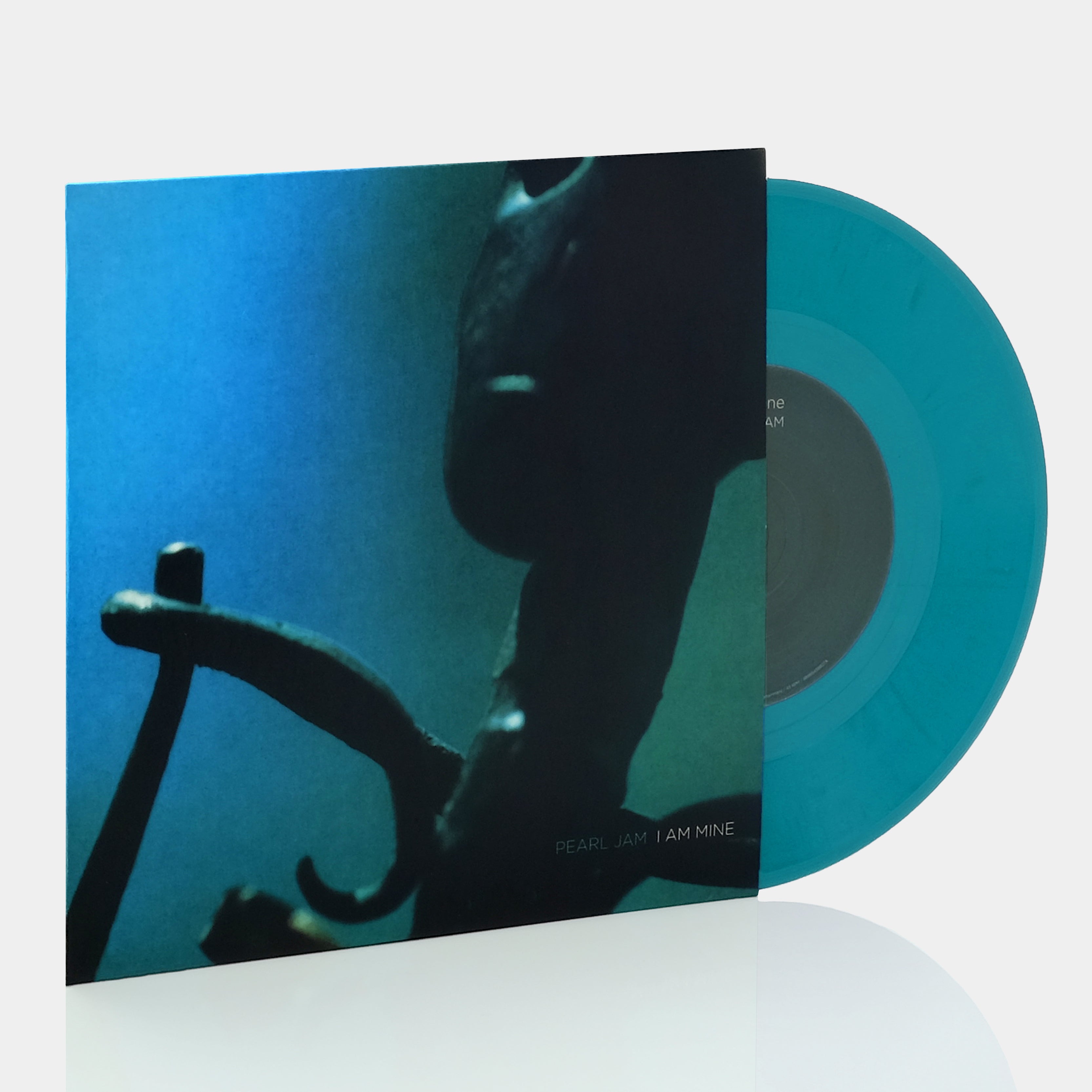 Pearl Jam - I Am Mine 7" Single Turquoise Vinyl Record