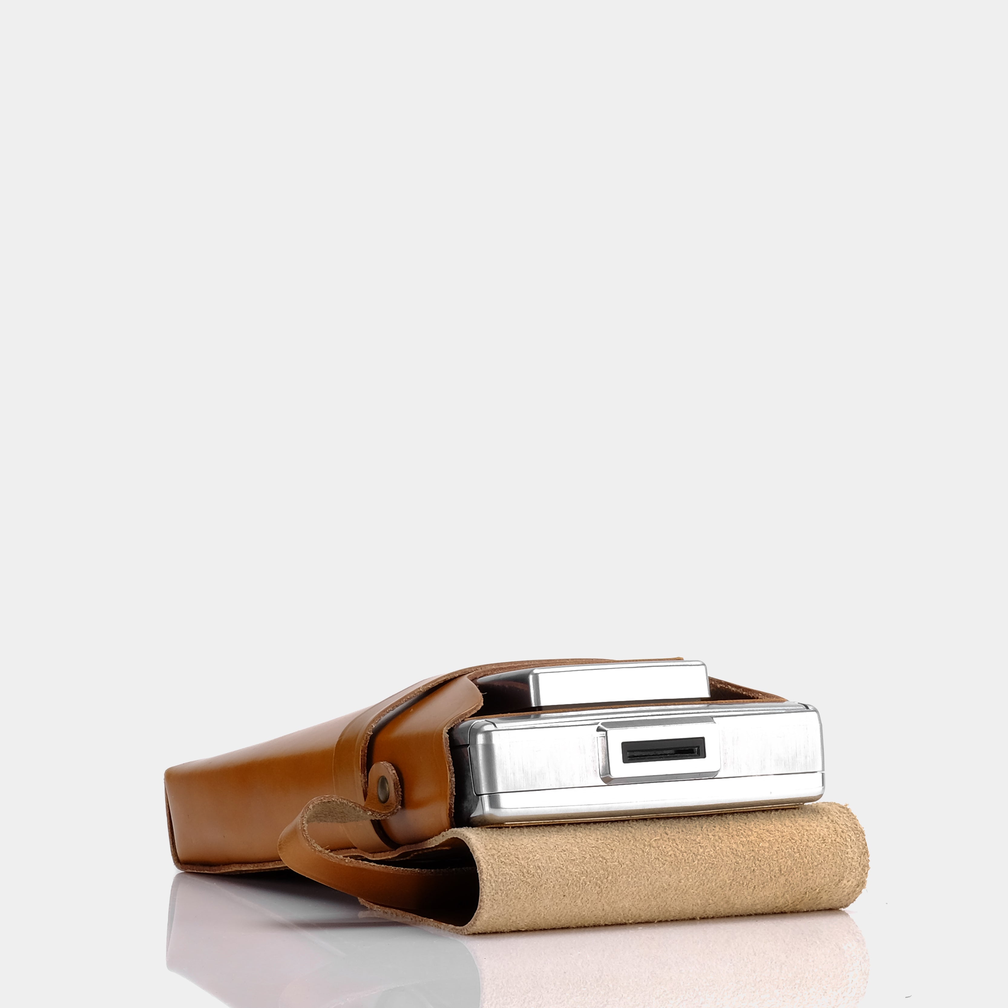 Tan Leather SX-70 Instant Camera Case