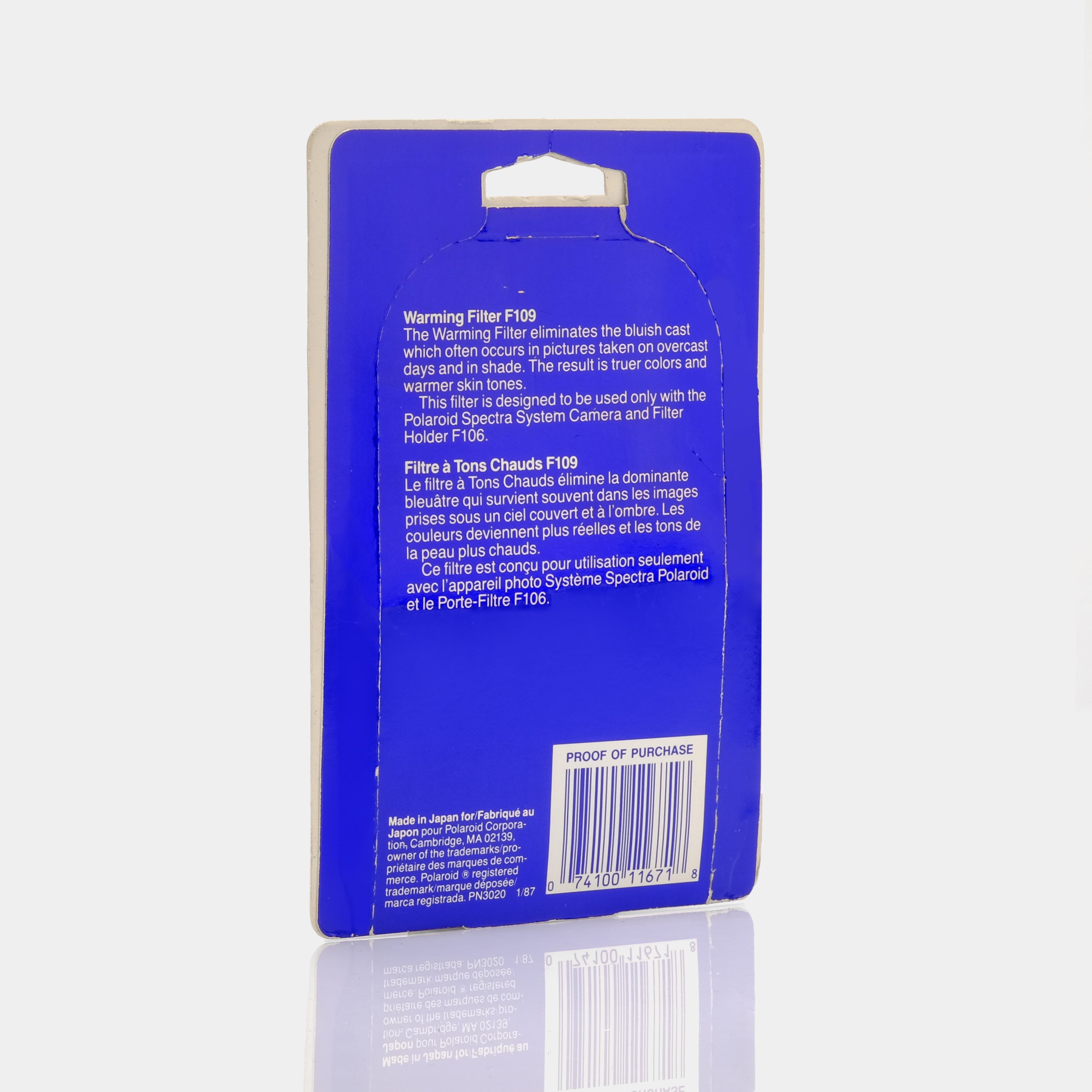 Polaroid Spectra Lens Warming Filter F109