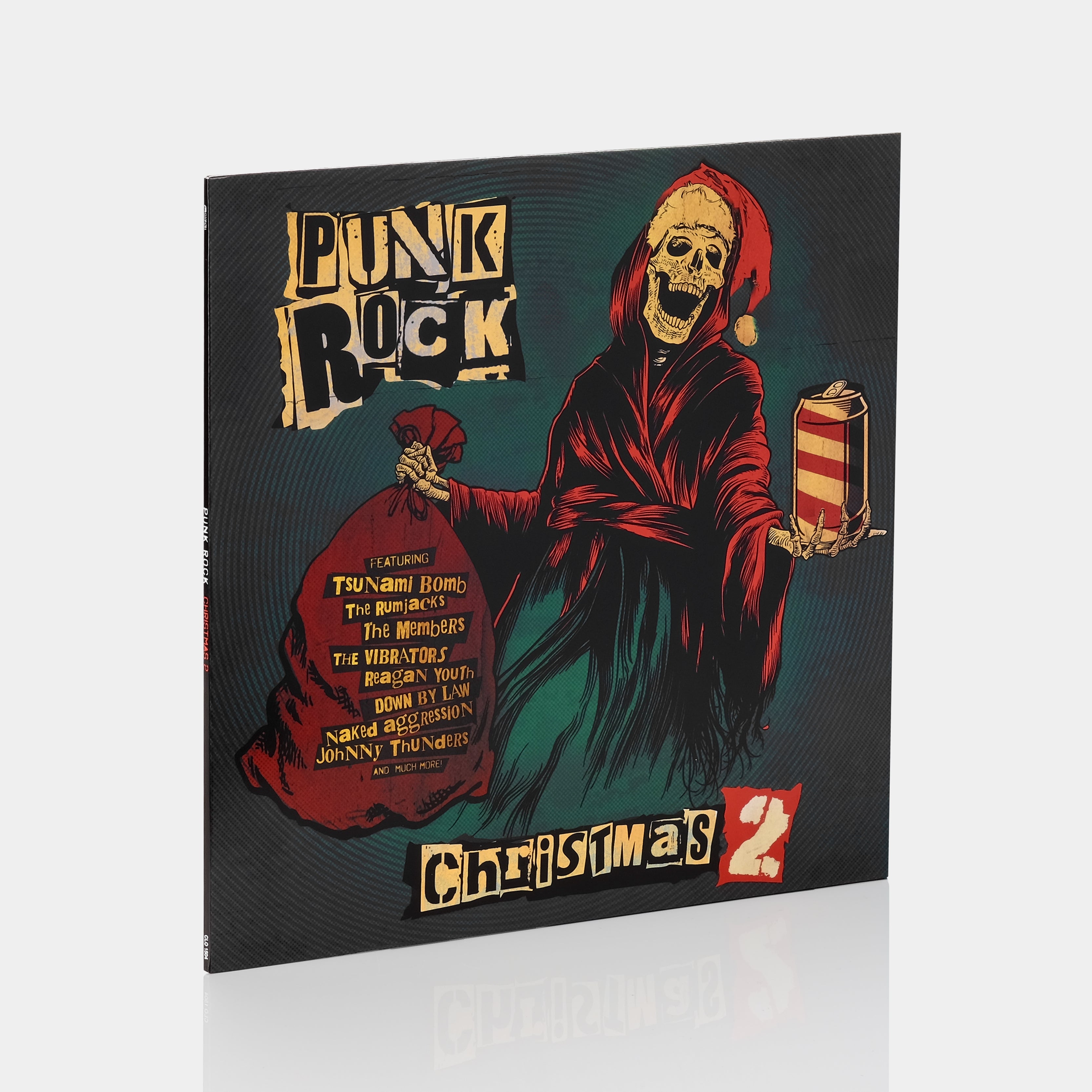 Punk Rock Christmas Vol. 2 LP Green Vinyl Record