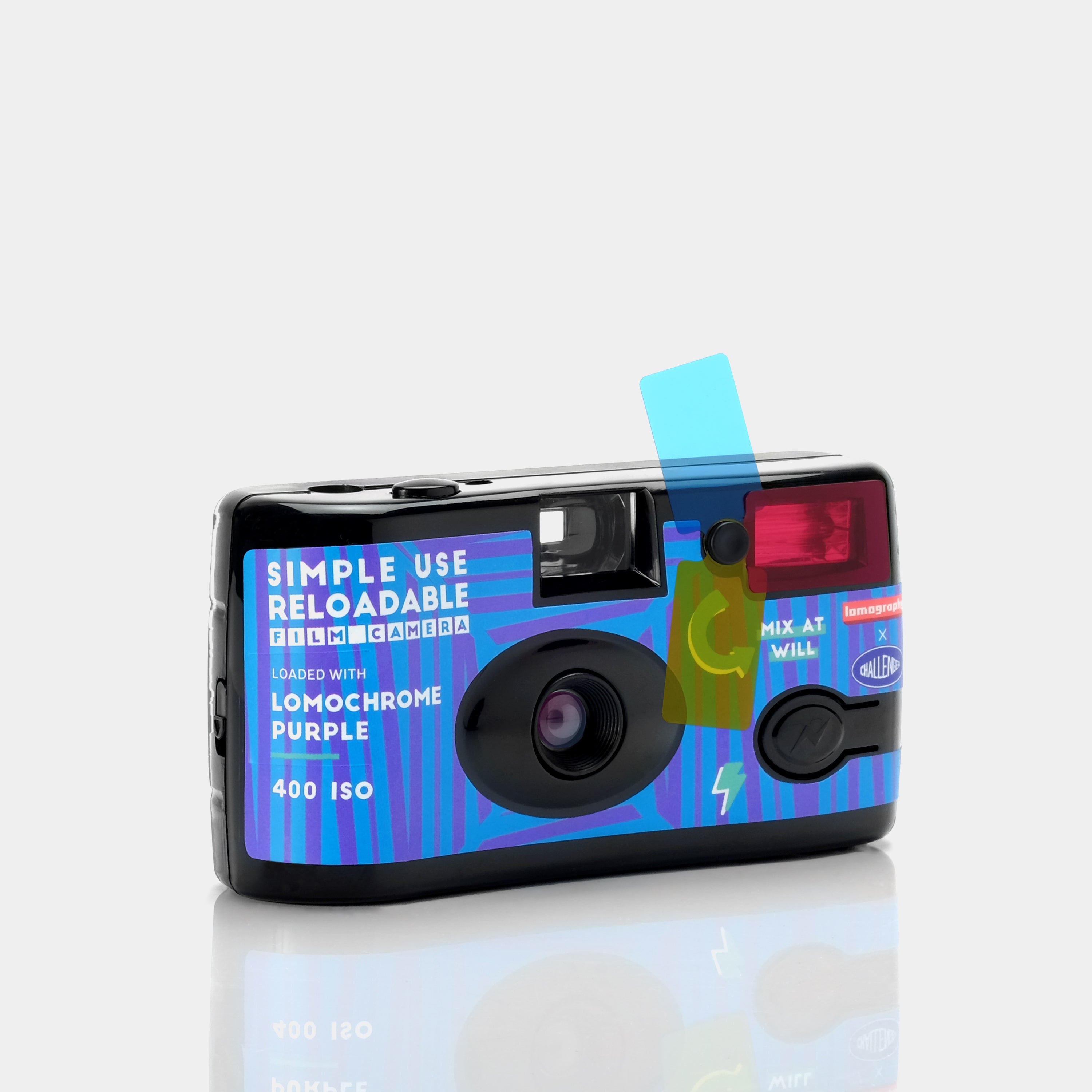 Lomochrome Purple Challenger Edition Simple Use 35mm Point and Shoot Film Camera