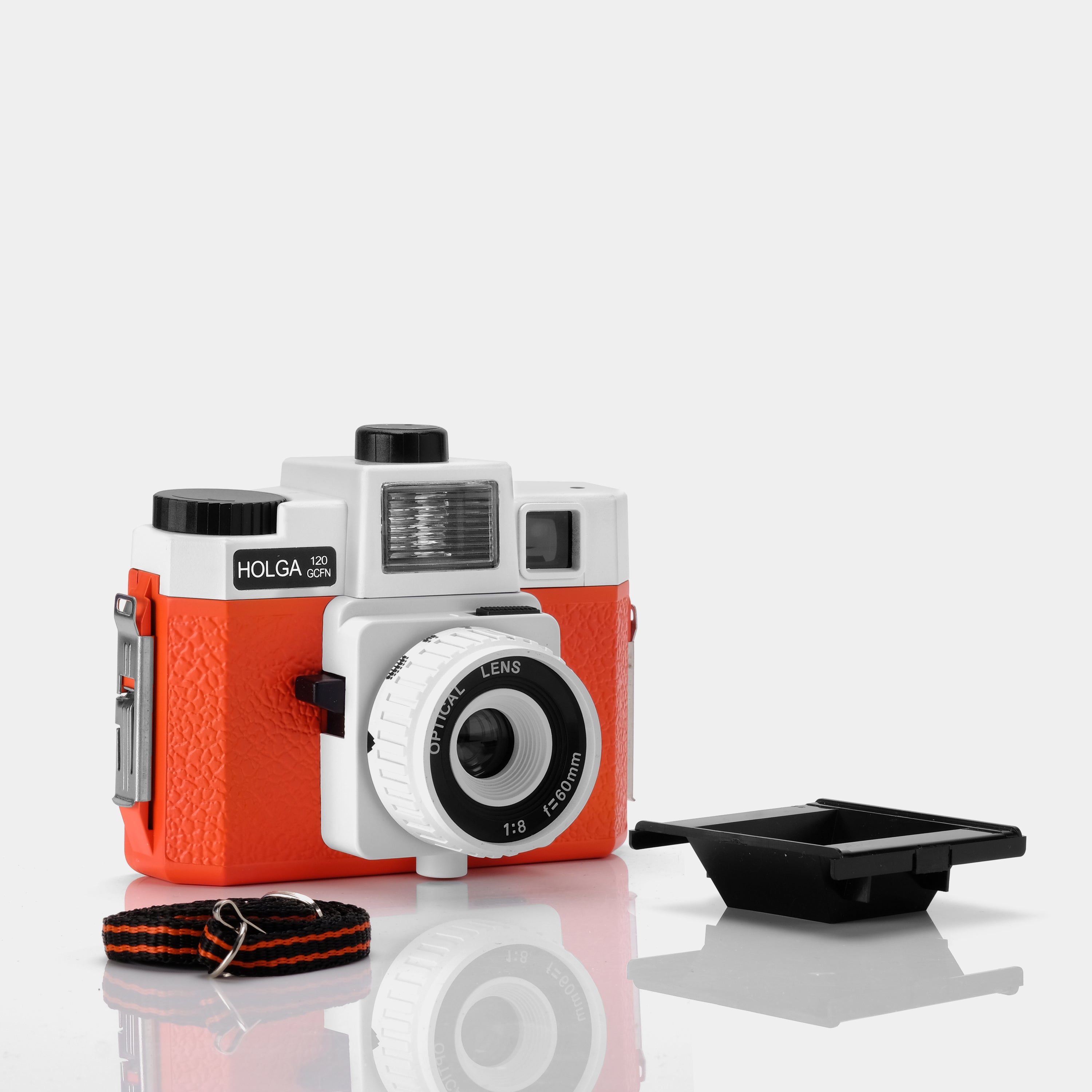 Holga 120 GCFN Red 120 Film Camera with Flash