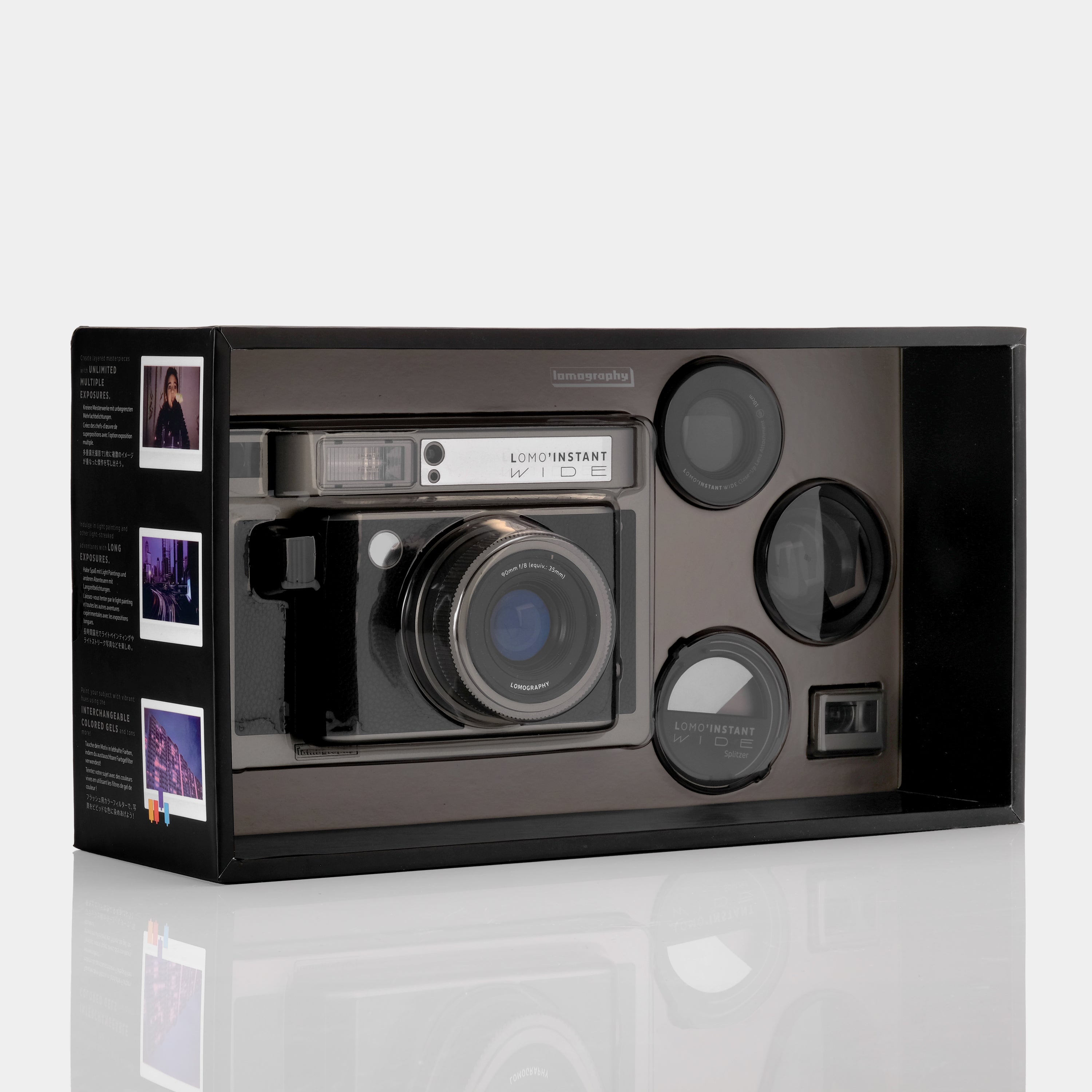 Lomo'Instant Wide Instax (Monte Carlo Edition) Instant Film Camera And Lenses