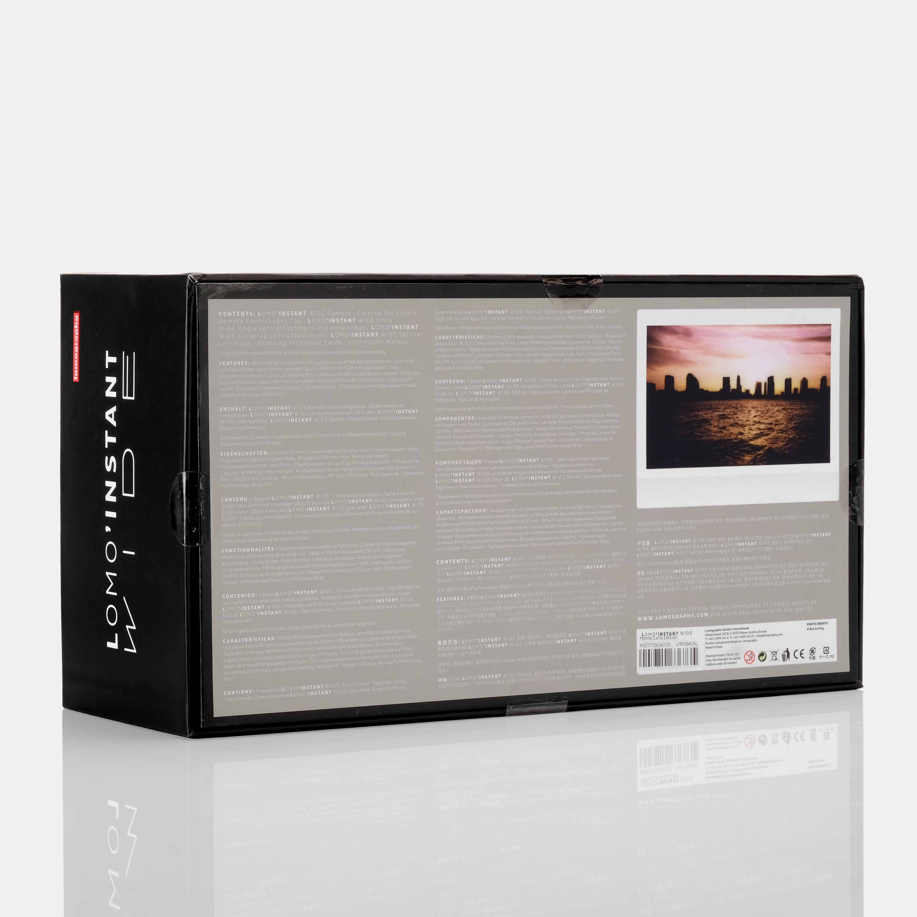 Lomo'Instant Wide Instax (Monte Carlo Edition) Instant Film Camera And Lenses